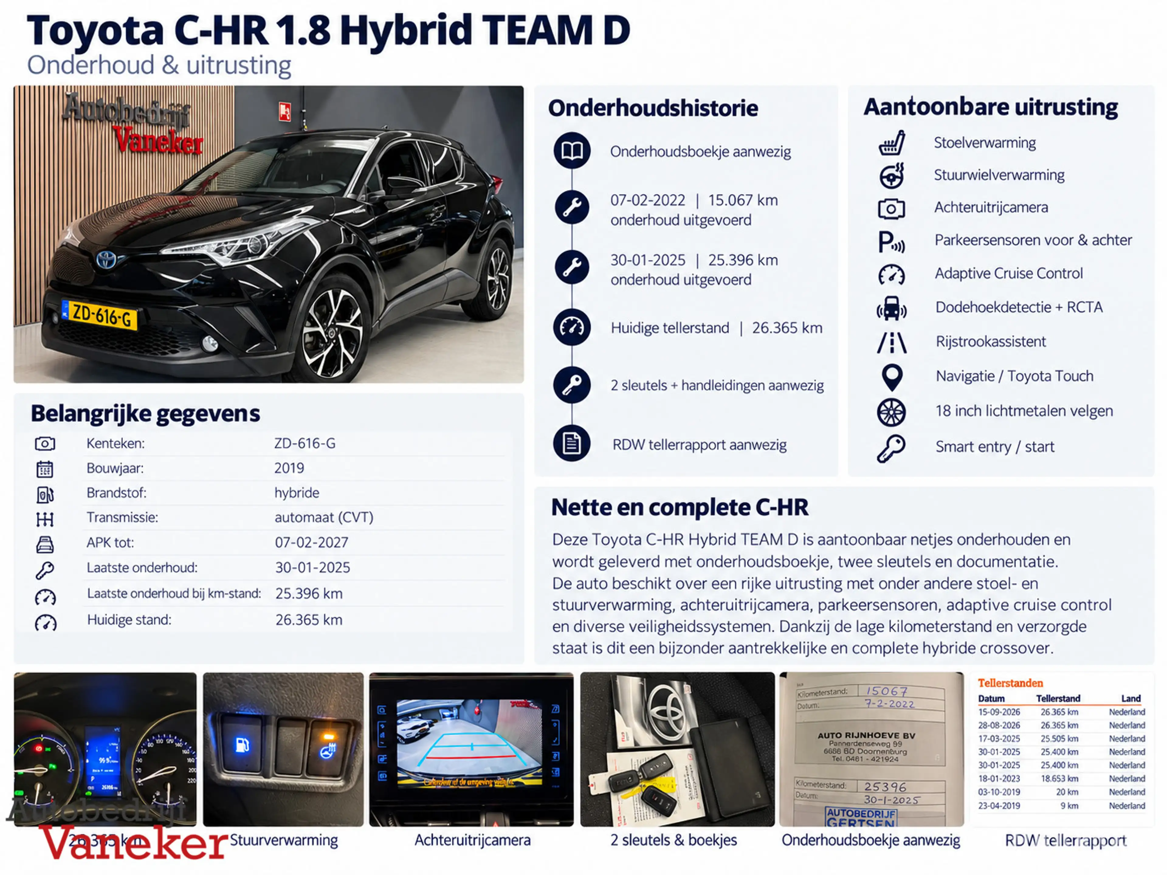 Toyota C-HR 1.8 Hybrid Team D|ACC|Stoel/Stuur verwarm|1e eig — photo 8