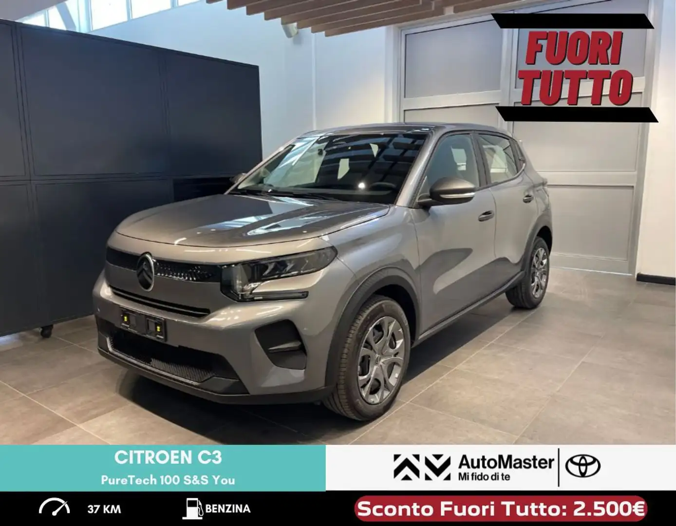 Citroen C3 PureTech 100 S&S You Grigio - 1