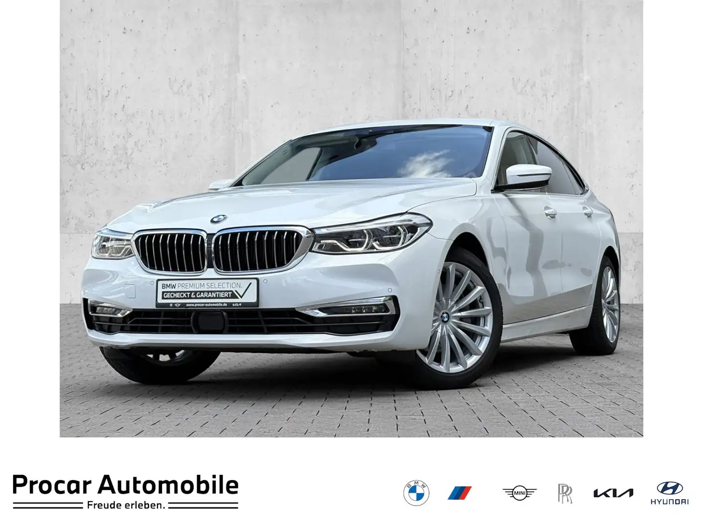 BMW 630 i Navi Prof AdapLED Pano DA+ PA HuD HiFi Softcl. Blanc - 1