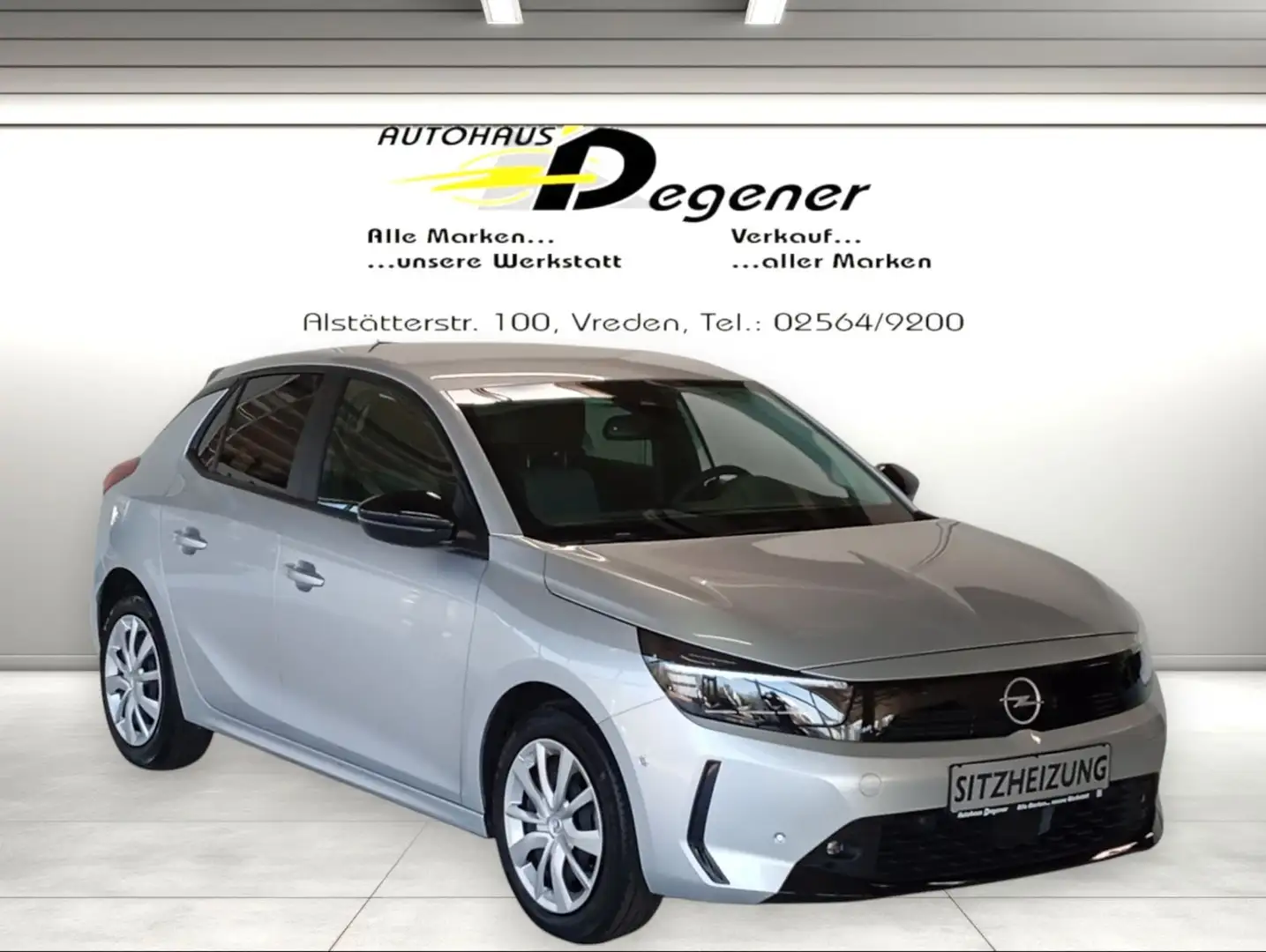 Opel Corsa F / LED / Dig. Cockpit / Isofix / Kamera Silber - 1