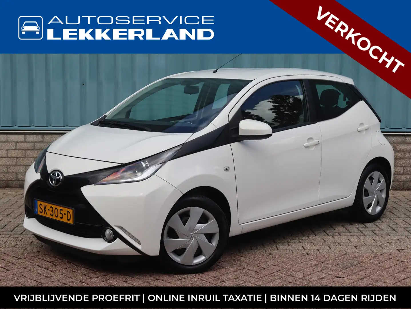 Toyota Aygo X x-nav 1.0 VVT-i 72pk | LAGE KM-STAND! | NAVI | CAM Blanc - 1