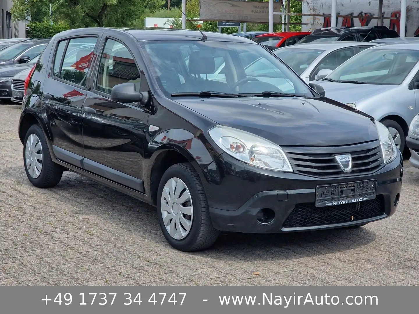 Dacia Sandero Live | 1.Hand | Klima | Servo Schwarz - 1