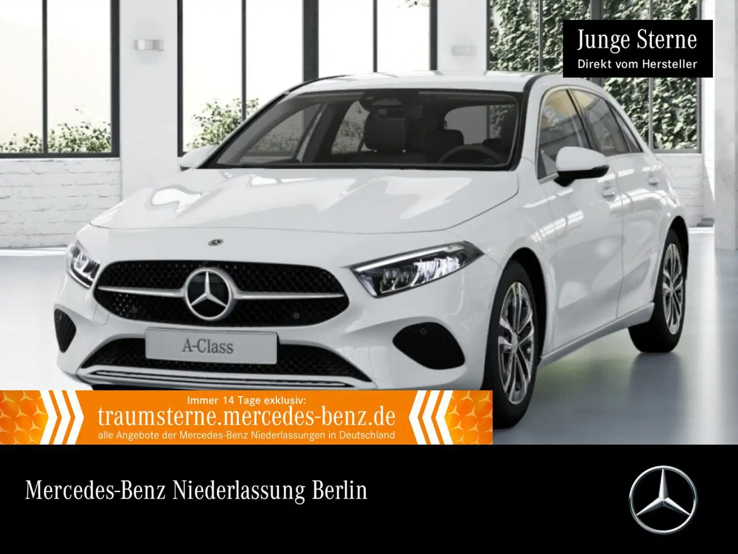 Mercedes-Benz A 250 e PROGRESSIVE+AHK+LED+KAMERA+TOTW+8G Weiß - 1