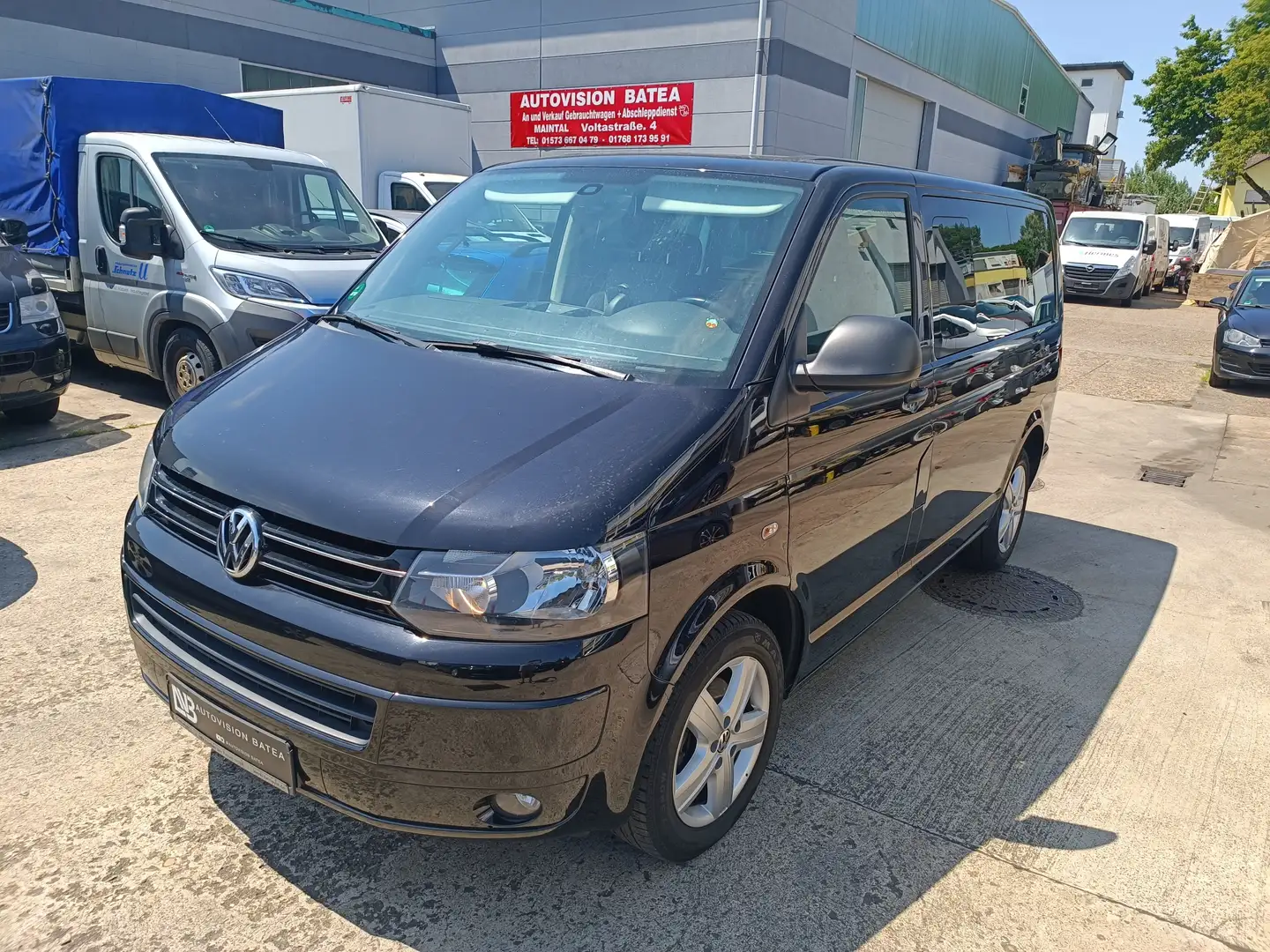 Volkswagen T5 Multivan DSG 140 CP,Standheizung,ALU,NAVI,AHK,PDC Schwarz - 1