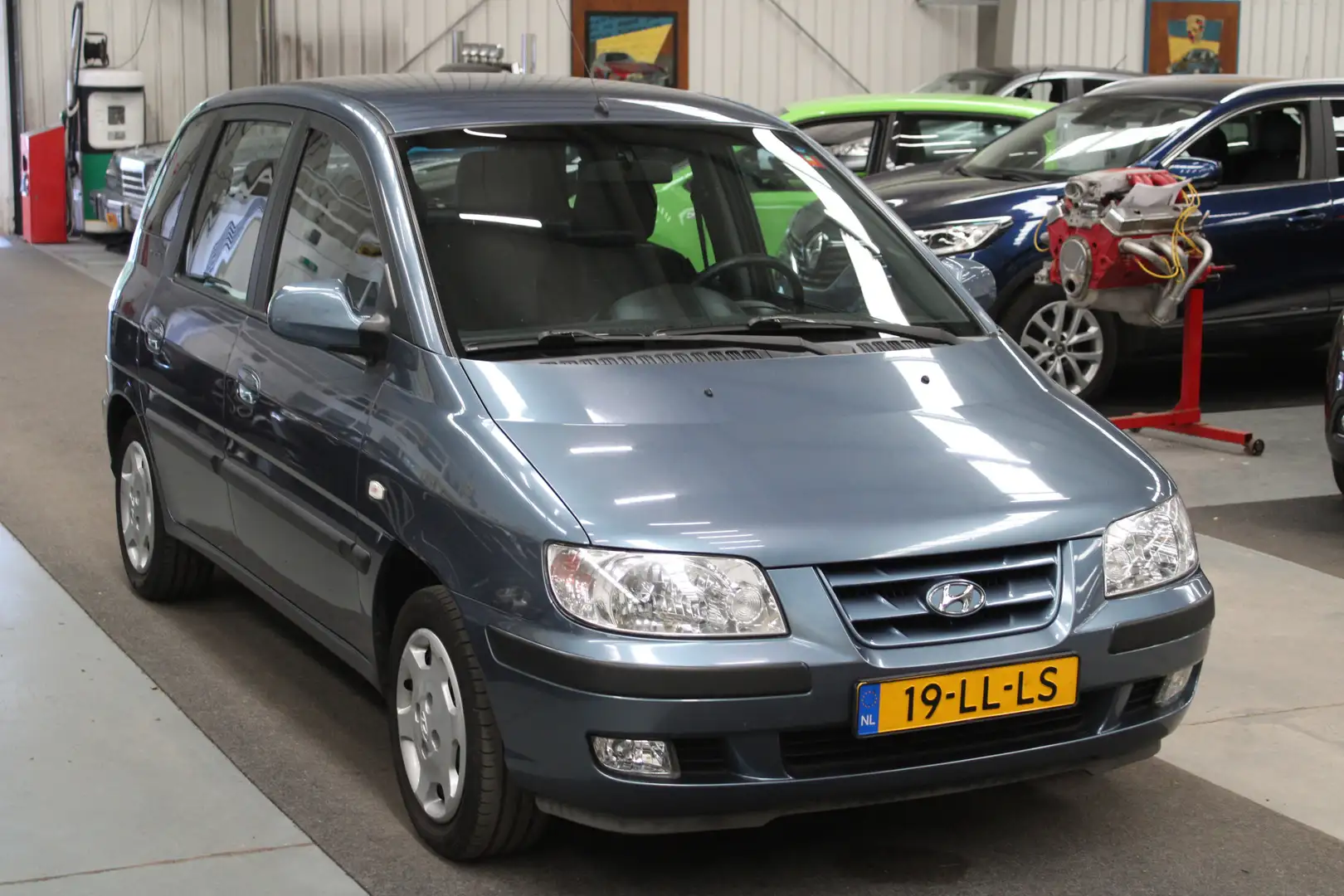Hyundai Matrix 1.8i GLS AUTOMAAT Airco, Stuurbekrachtiging, Getin Blauw - 2