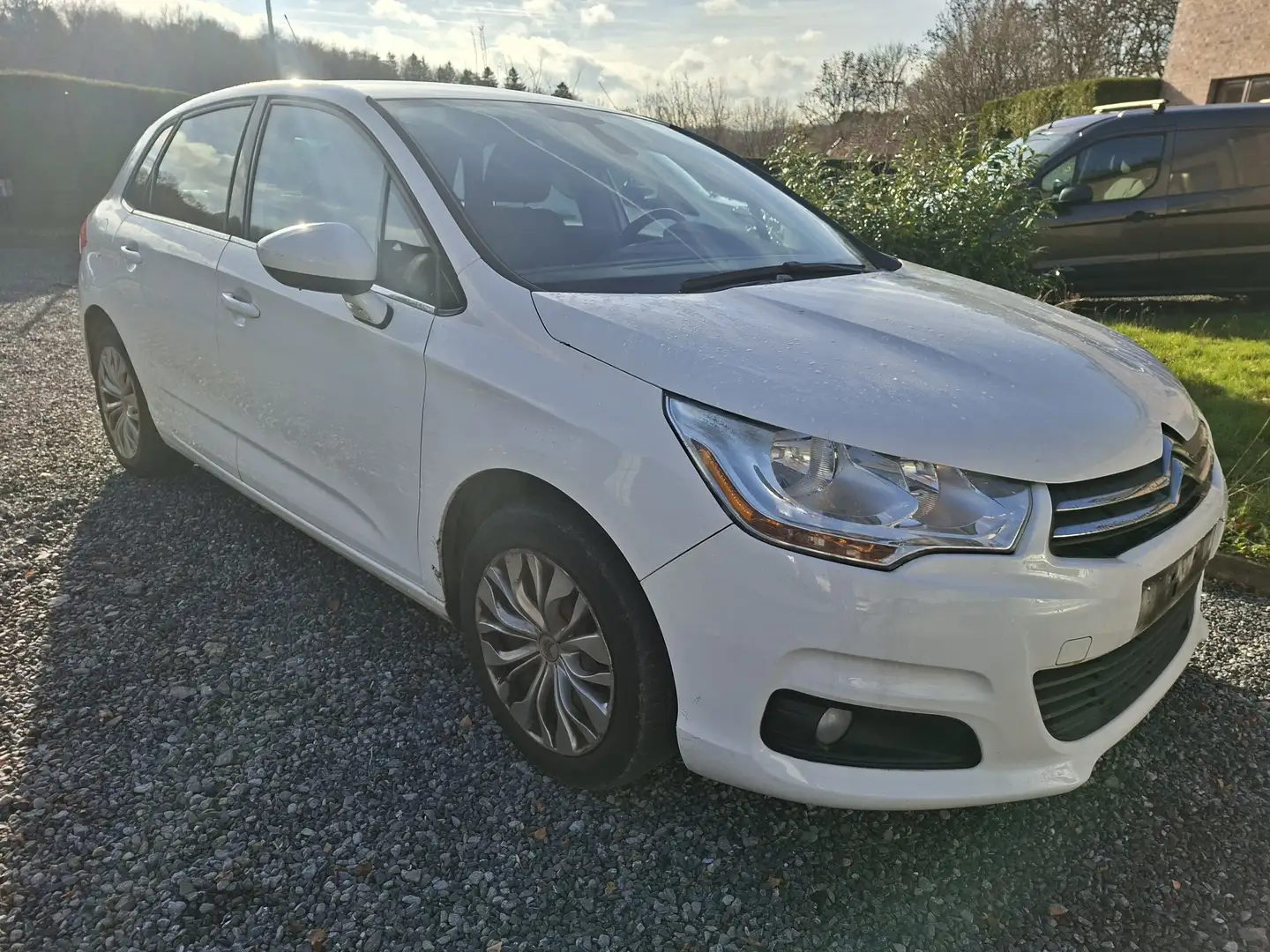 Citroen C4 C4 1.6 HDi Attraction airco, nouvel embrayage Wit - 1