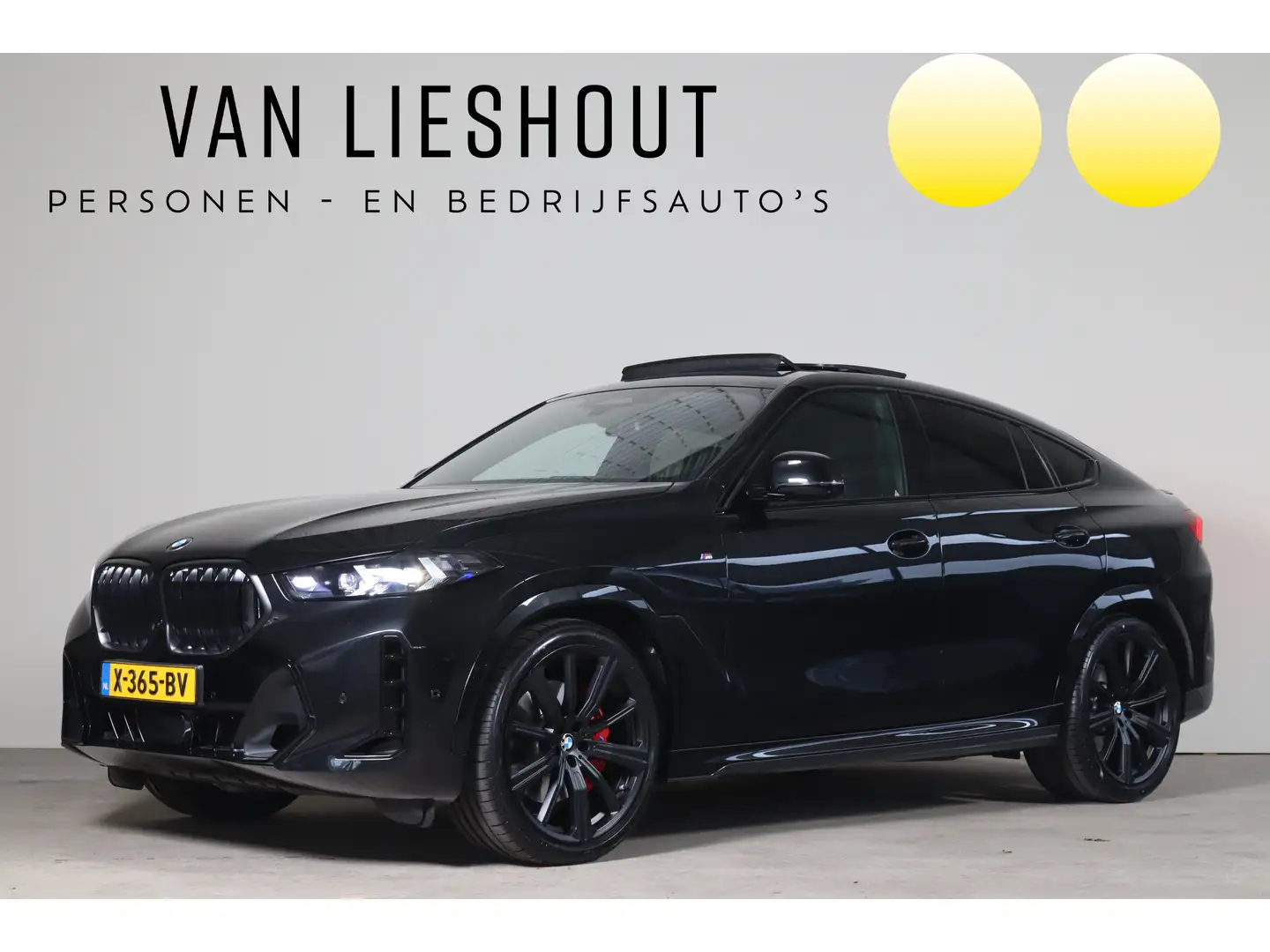 BMW X6 xDrive40i M-Sport NL-Auto!! Bow.Wil I Swarovski I Zwart - 1