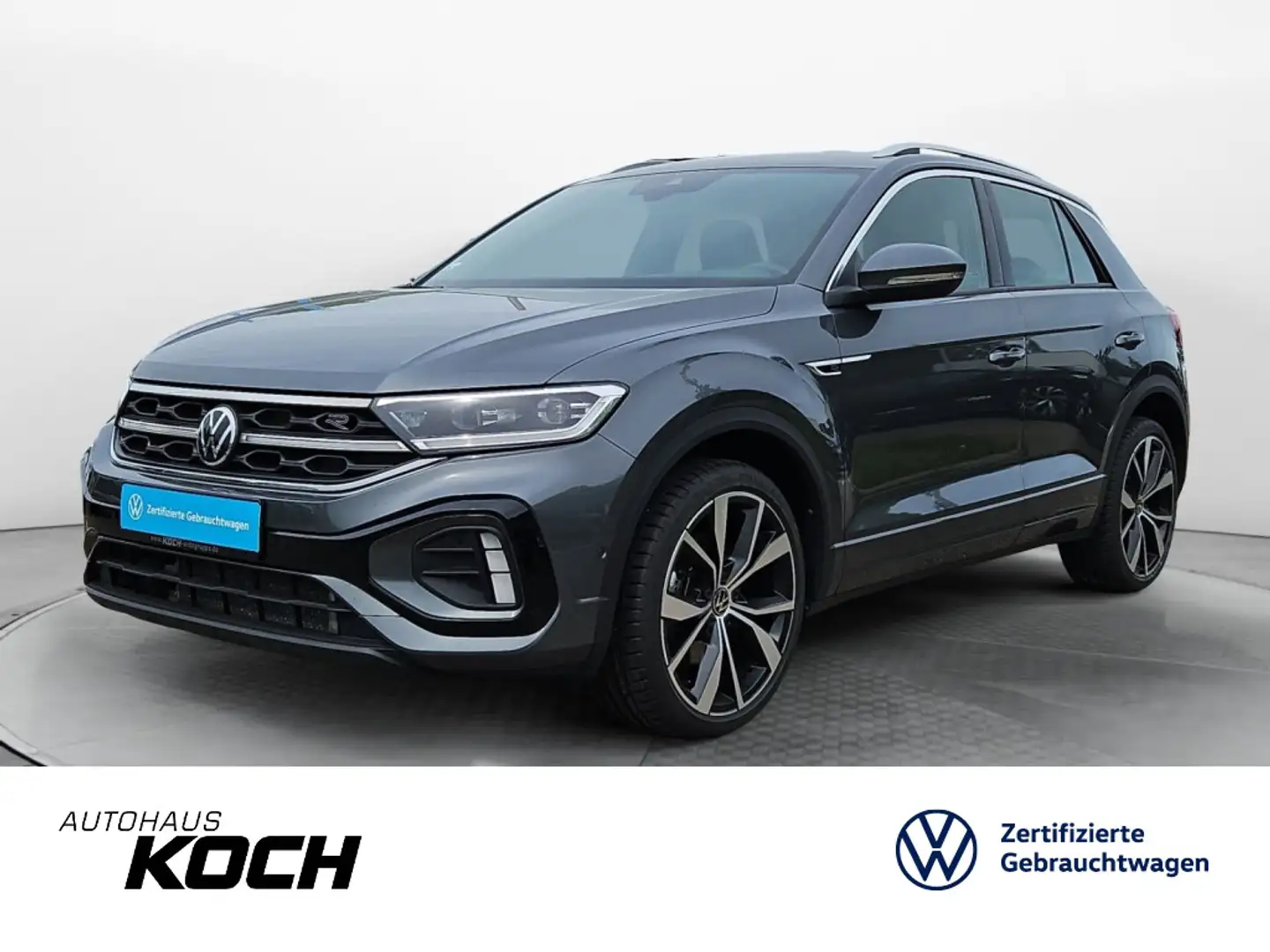 Volkswagen T-Roc 1.5TSI R-Line DSG LED Navi AHK Grau - 1