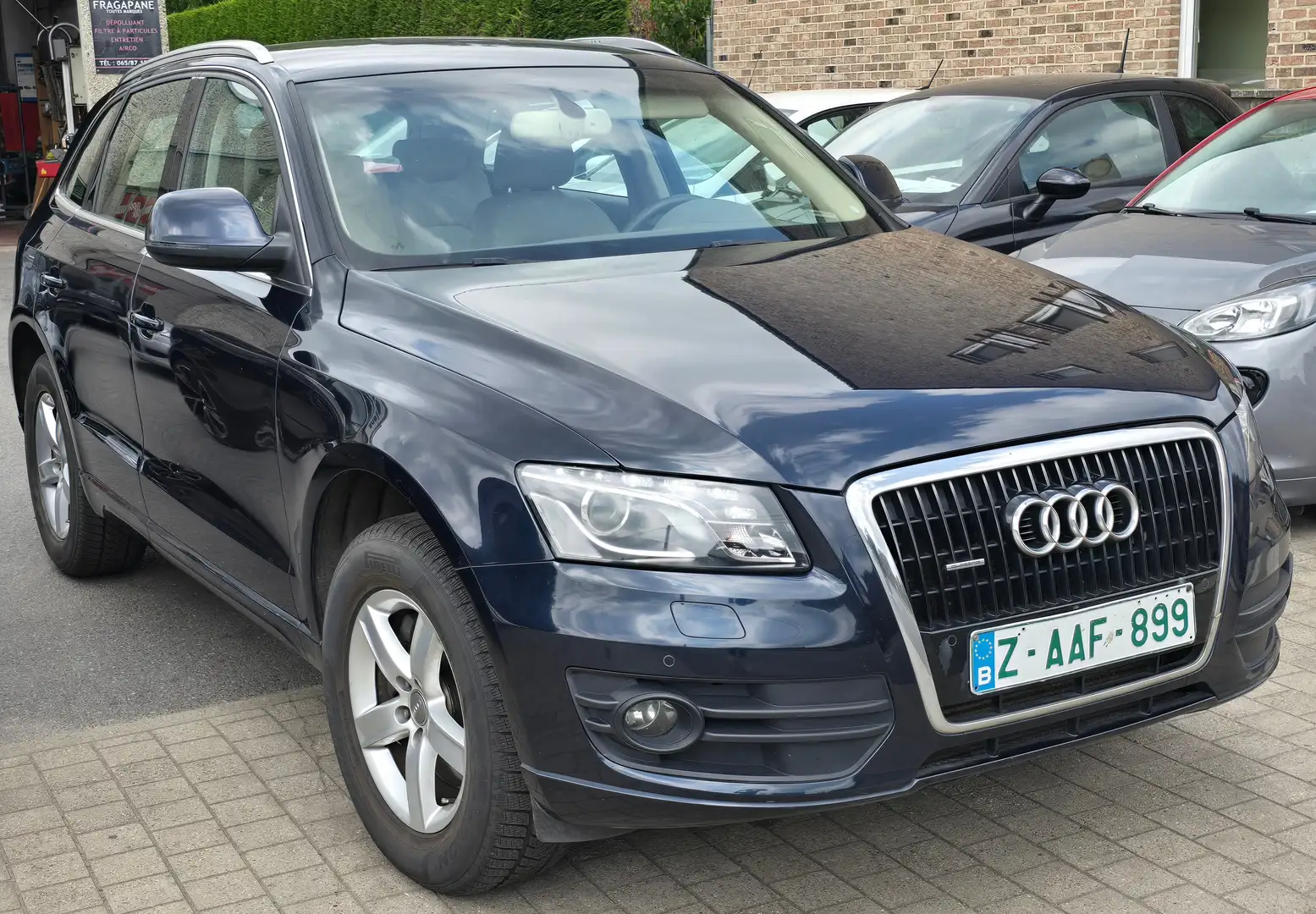 Audi Q5 3.0 TDi V6 Quattro DPF S tronic 1ER PROPRIETAIRE Bleu - 1