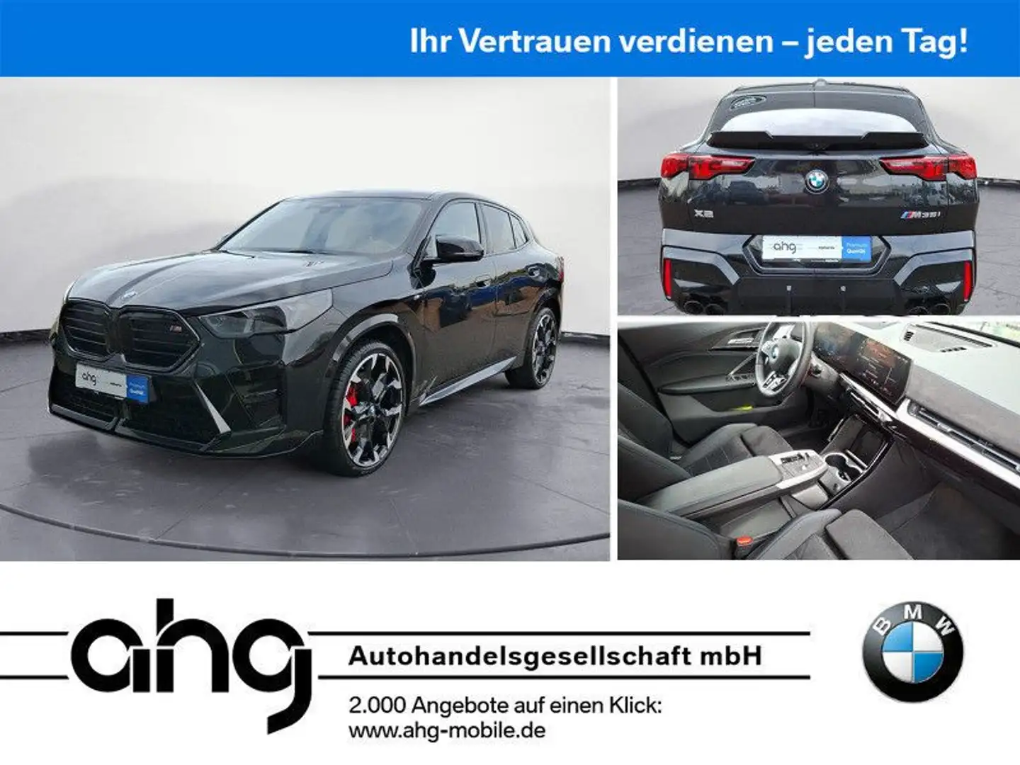 BMW X2 M35i xDrive Steptronic DCT Navi DSG Tempom.ak Noir - 1