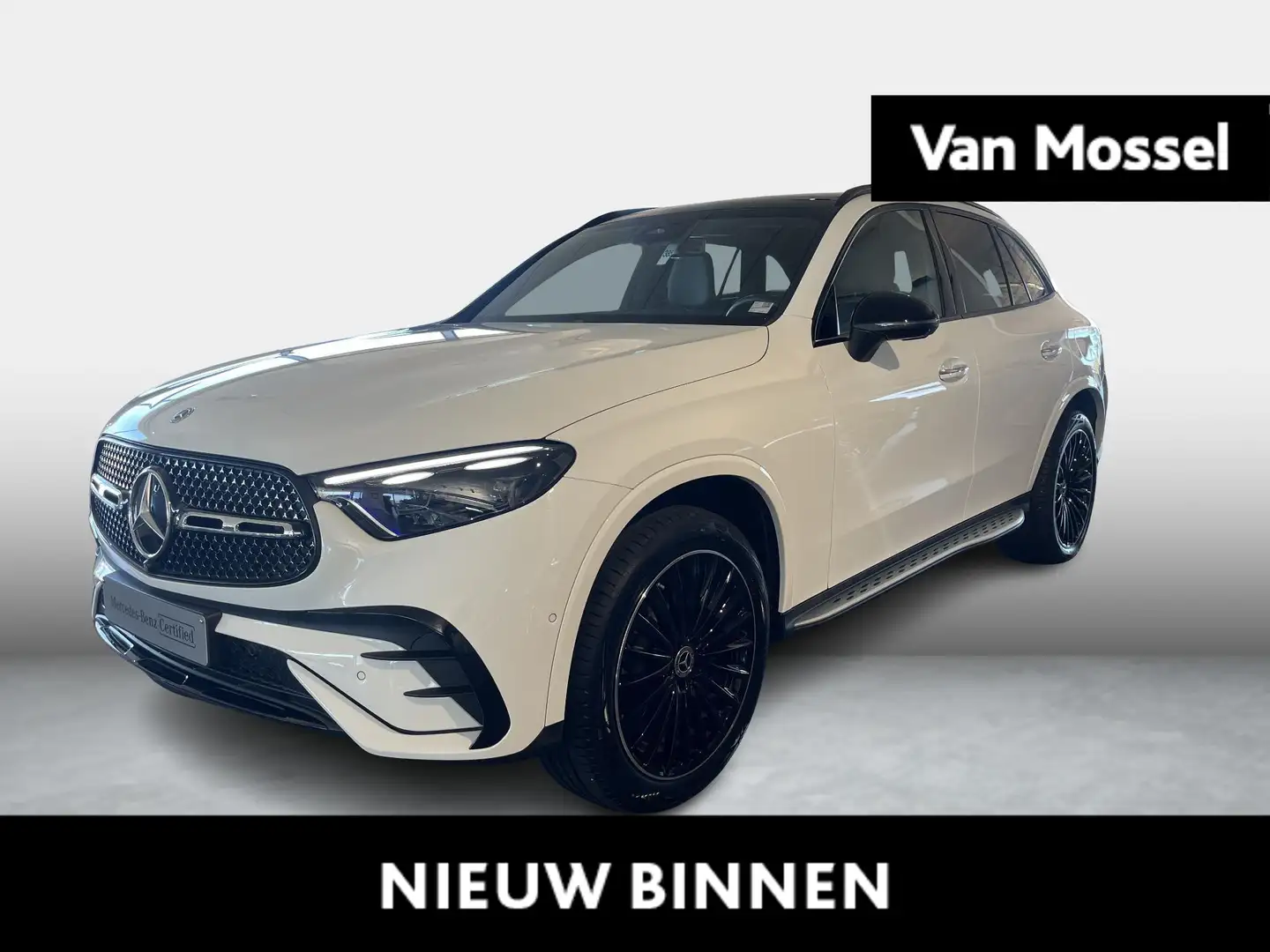 Mercedes-Benz GLC 300 300de AMG LINE + PANO DAK + BURMESTER + TREKHAAK + Wit - 1