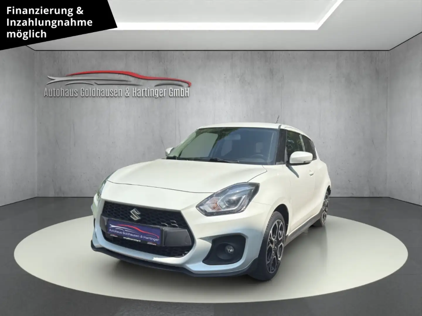 Suzuki Swift Sport 1.4 Boosterjet SHVS EU6d Navi LED Klimaautom Blanc - 1