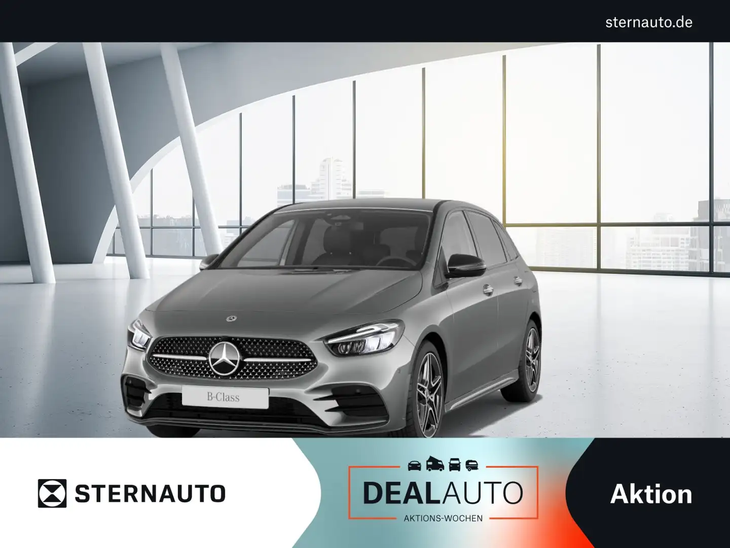Mercedes-Benz B 250 B 250 e AMG Distr RüCam Spur AHK Holz schwarz LED Grau - 1
