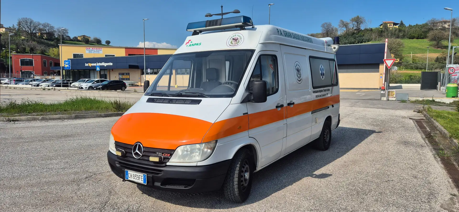 Mercedes-Benz Sprinter Ambulanza Bílá - 1