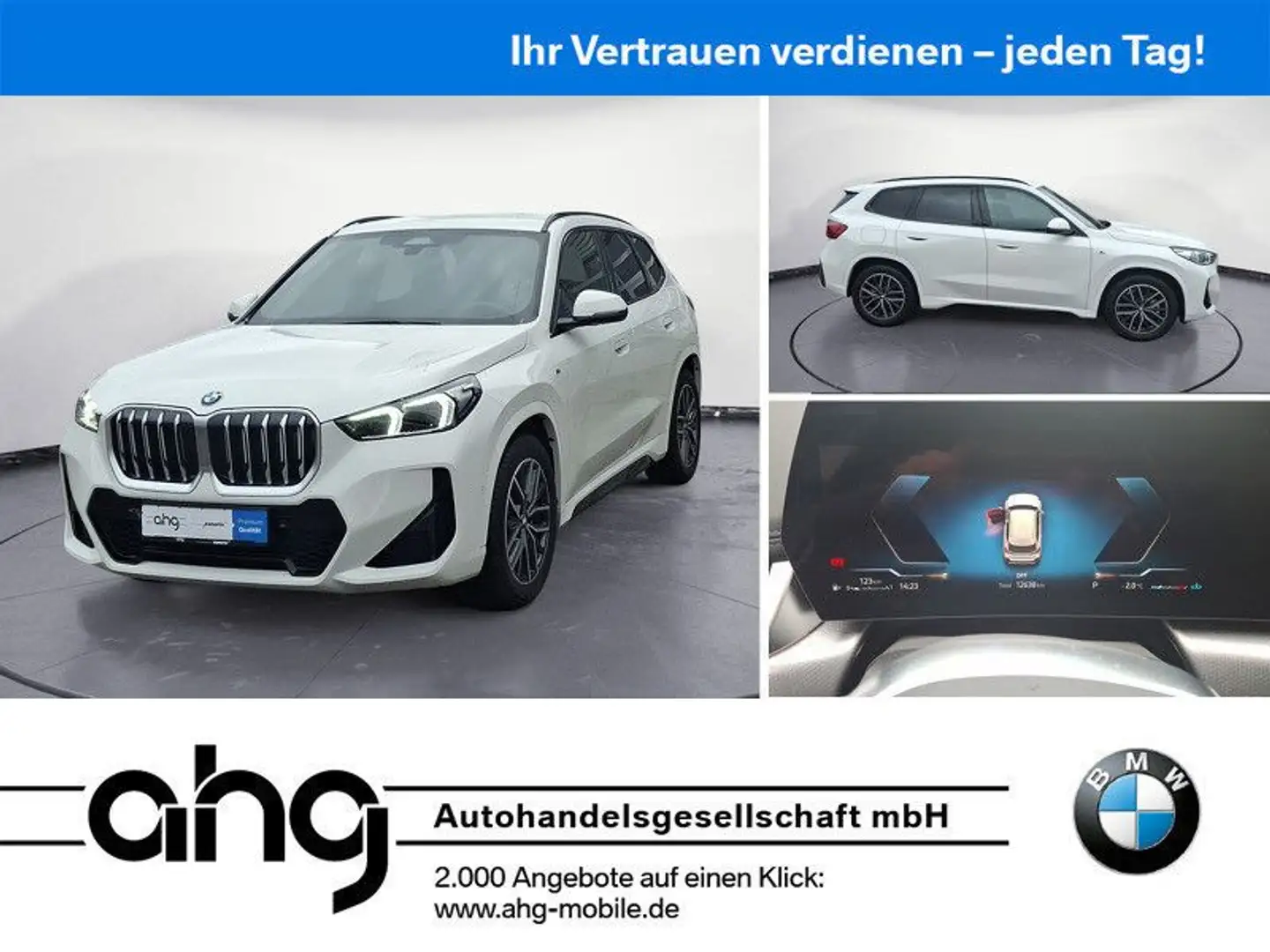 BMW X1 sDrive20i Steptronic M Sportpaket AHK, Adapt. Weiß - 1