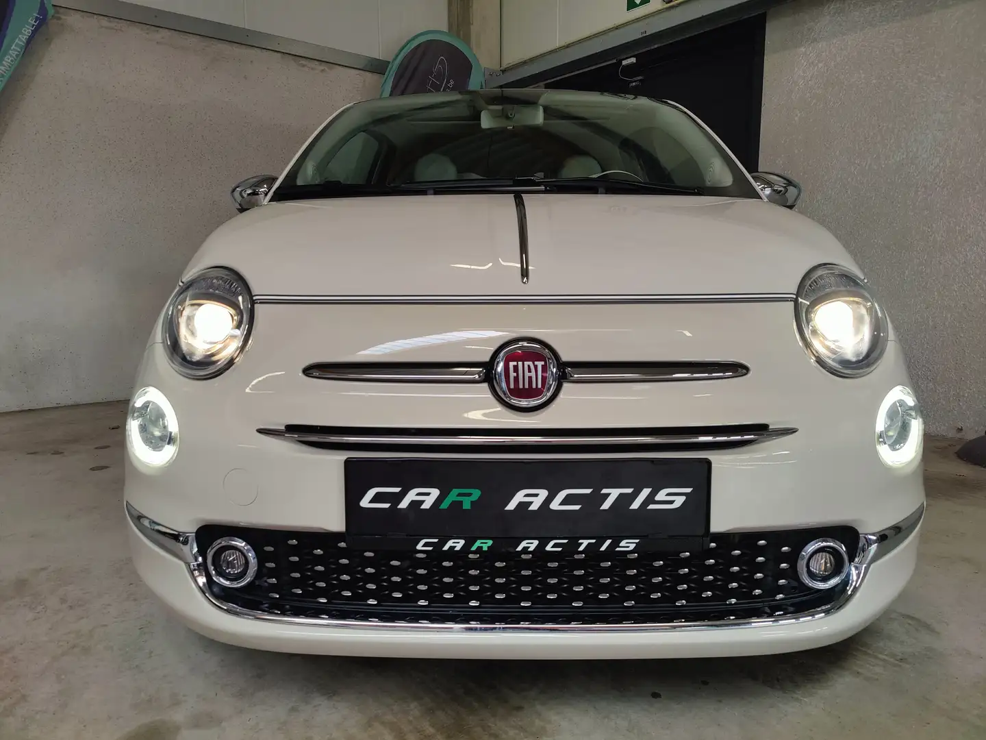 Fiat 500 1.2i Collezione - GPS - CAPTEURS - REG.VIT - PANO Beige - 2