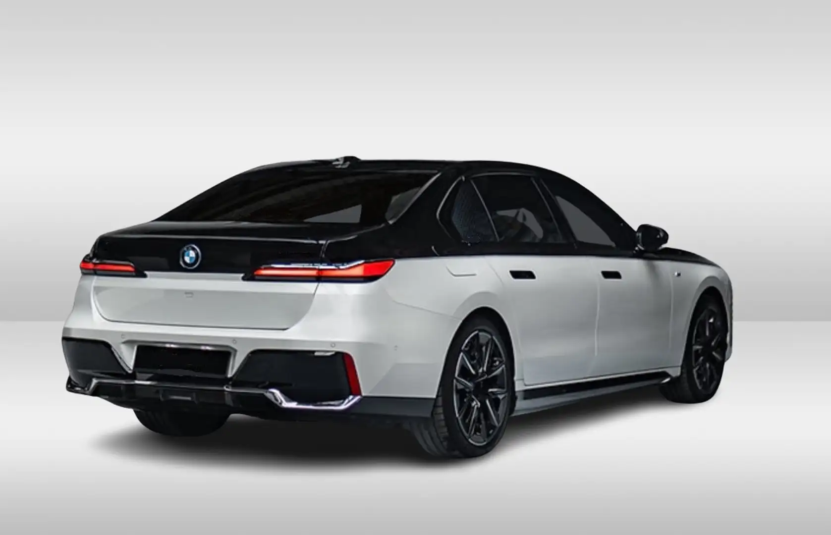 BMW i7 eDrive50 M-Sport | Two Tone Black Wrap | Iconic Gl Blanc - 2