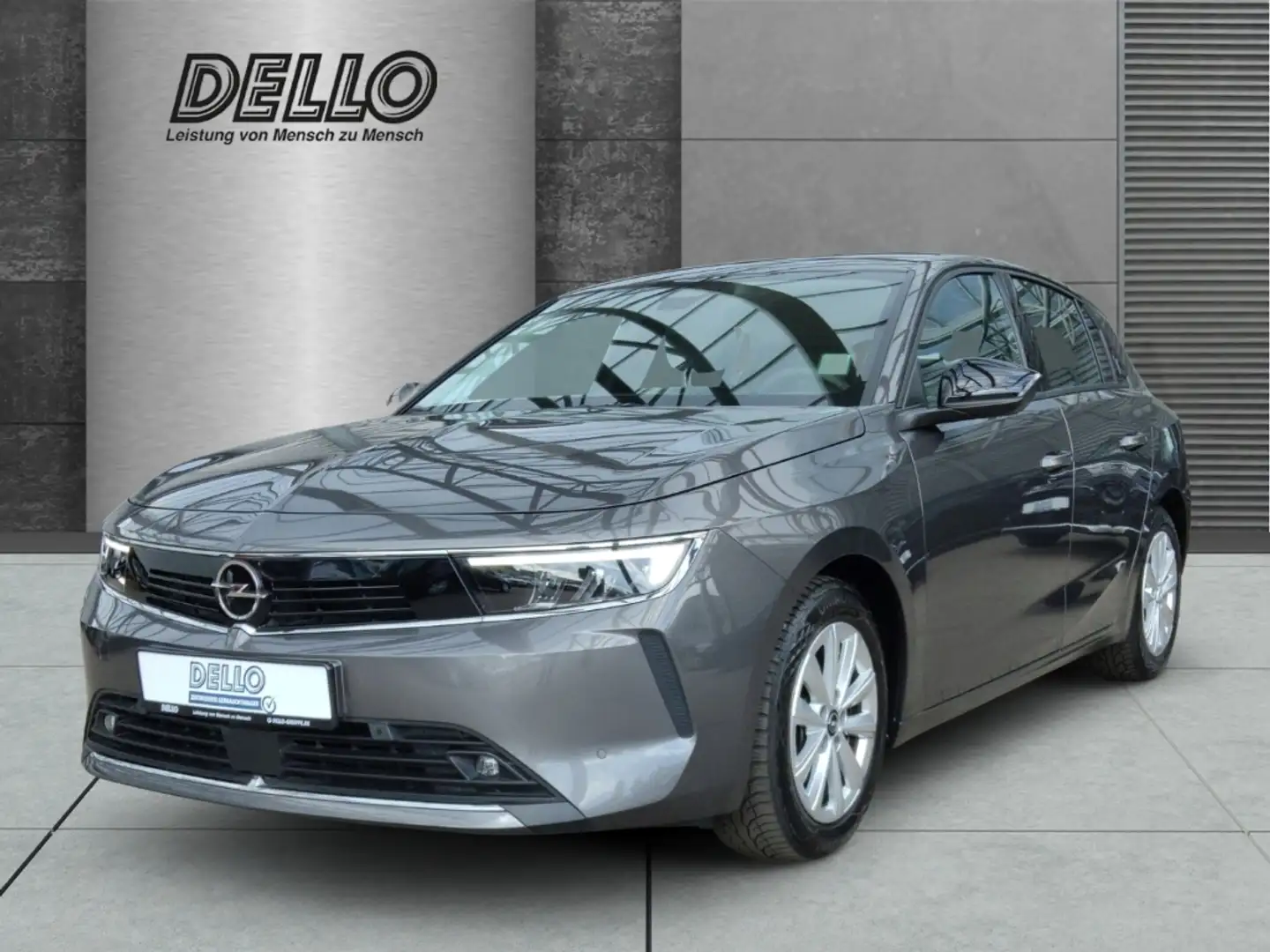 Opel Astra Enjoy 1.2T AHK Klima LED Apple CarPlay Android Aut Grau - 1