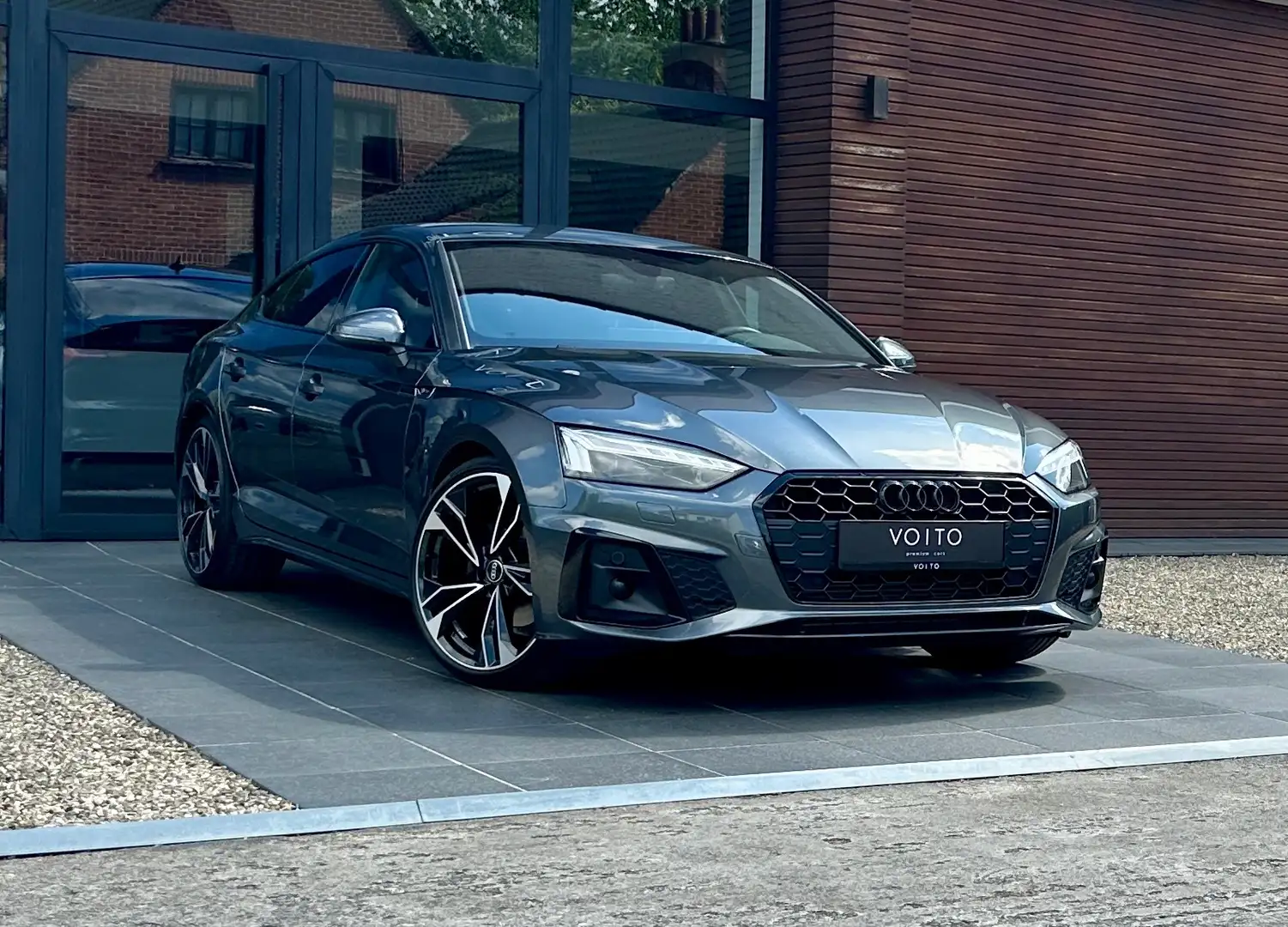Audi A5 Sportback 35TFSI Comp 3X S-LINE/LAZER/MASSAGE/CAM Gris - 1