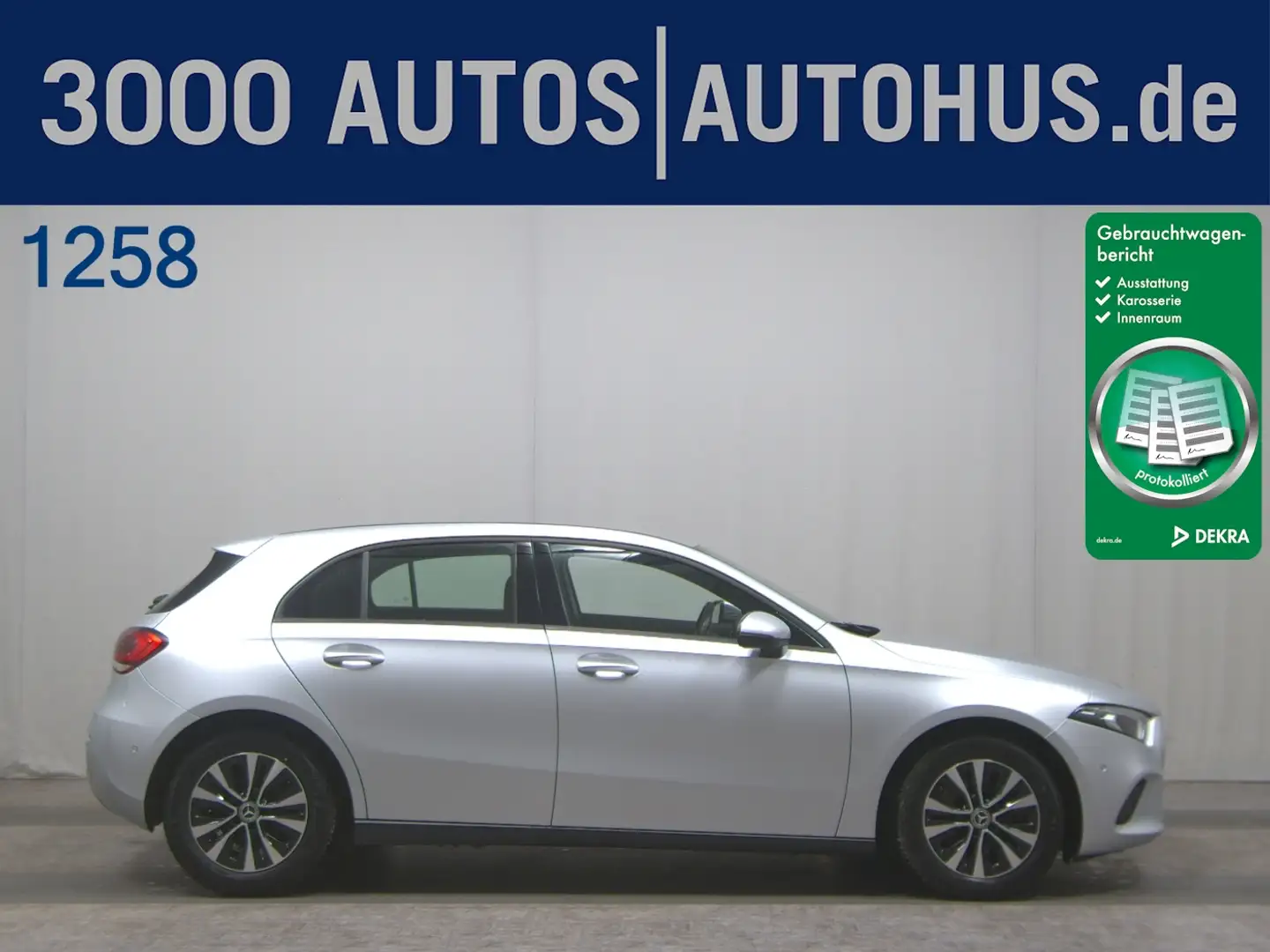 Mercedes-Benz A 200 d Navi LED MBUX AHK PDC Silber - 1