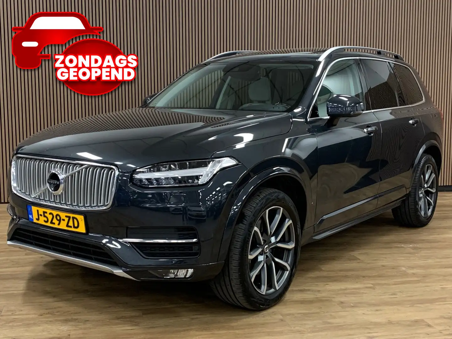 Volvo XC90 T6 |7 Persoons|Opendak|Automaat|Full Options| Grijs - 1