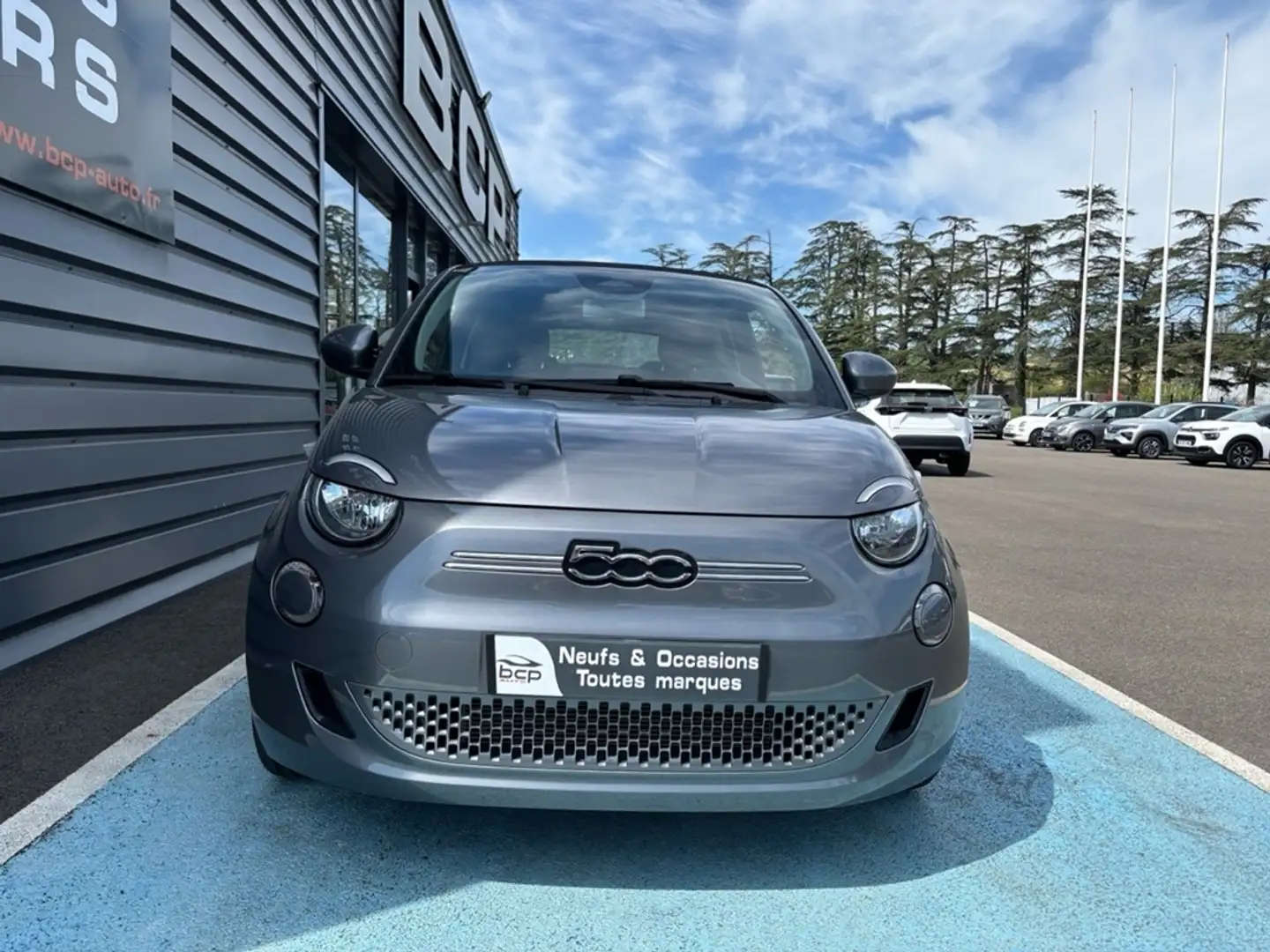 Fiat 500C E 118CH ICONE Gris - 2