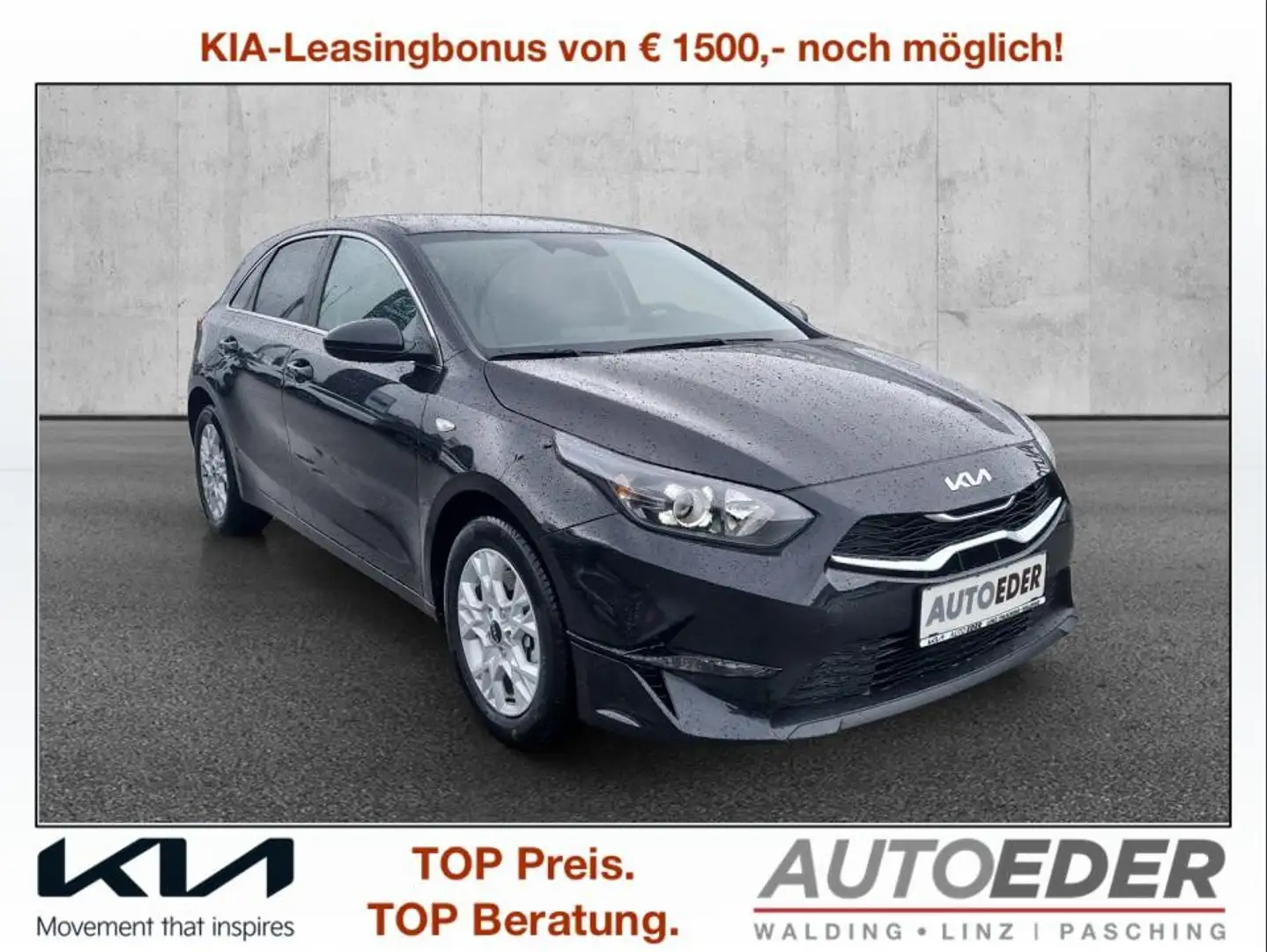 Kia Ceed / cee'd Cee'd/SILBER/1.5/TGDi/MT6/140 Schwarz - 1