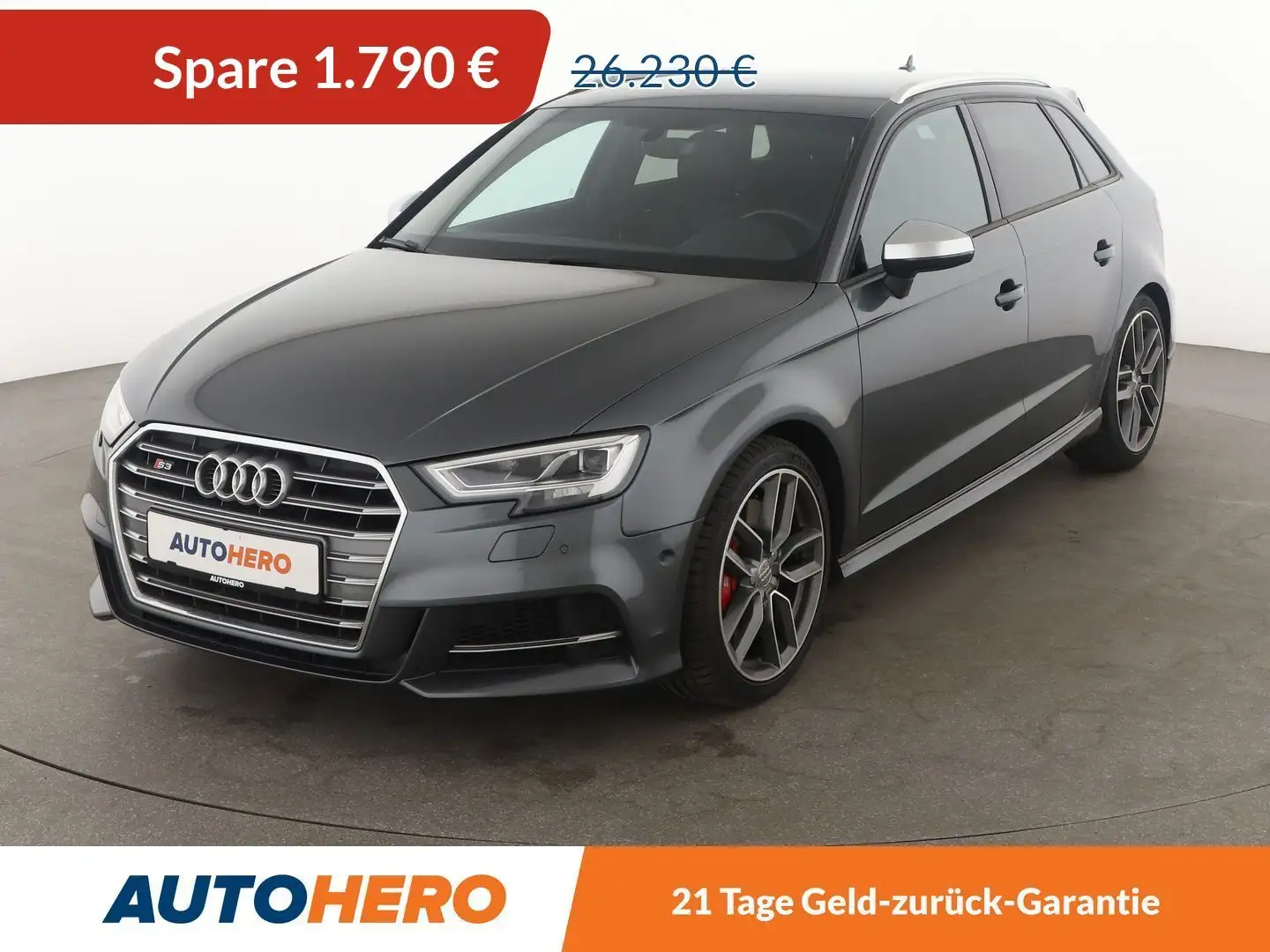 Audi S3 2.0 TFSI quattro Aut.*NAVI*PDC*SHZ*TEMPO* Grau - 1