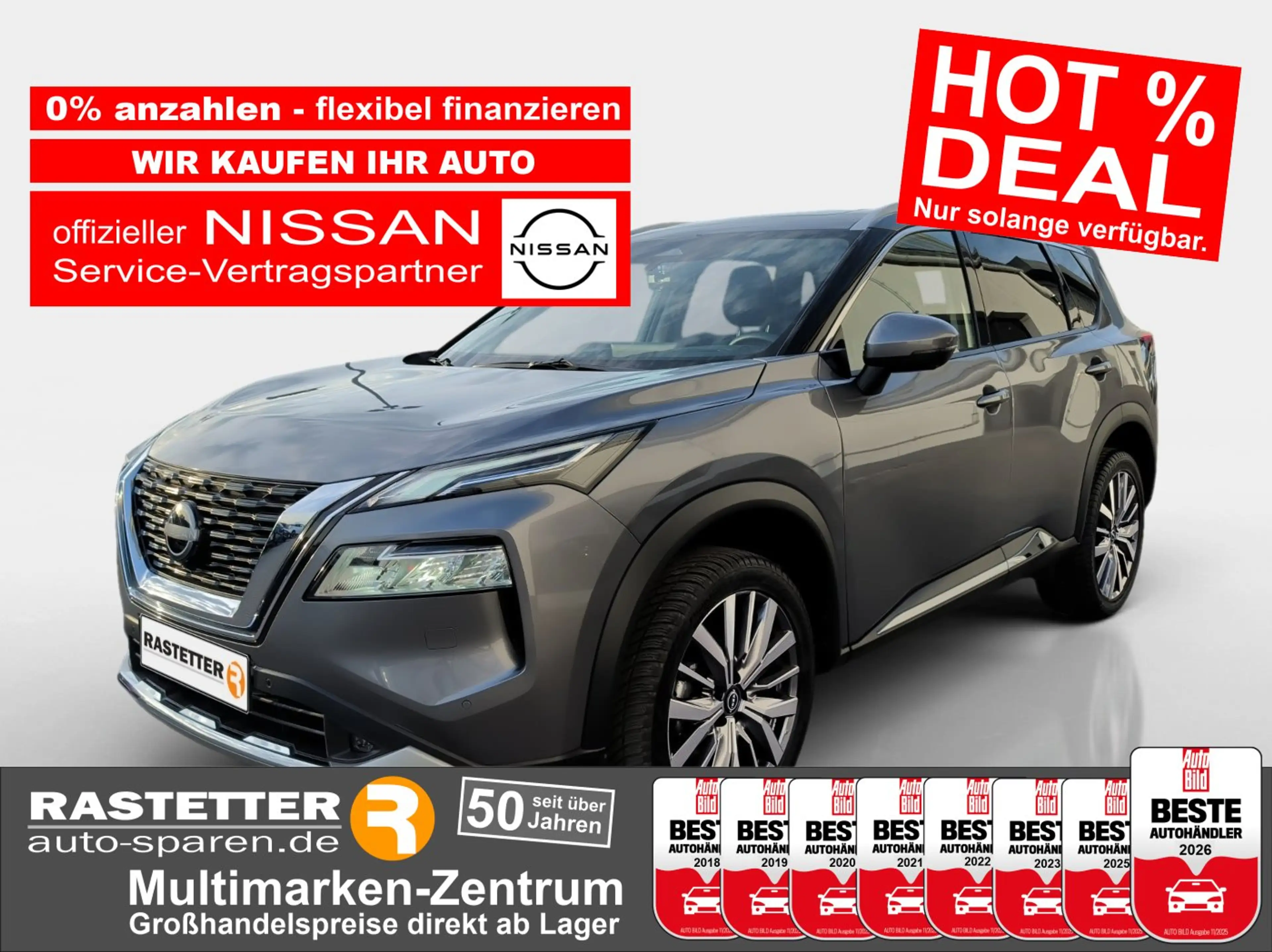 Nissan X-Trail teknaPlus Leder+20Z+PanoSD+BOSE+ProPilot+HUD+Navi+