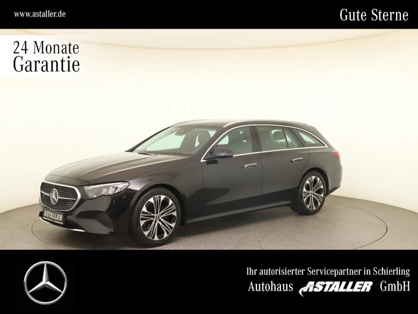 Mercedes-Benz E 200 T Avantgarde 2x MBUX+LED+PANO+WiPa+Distro Schwarz - 1