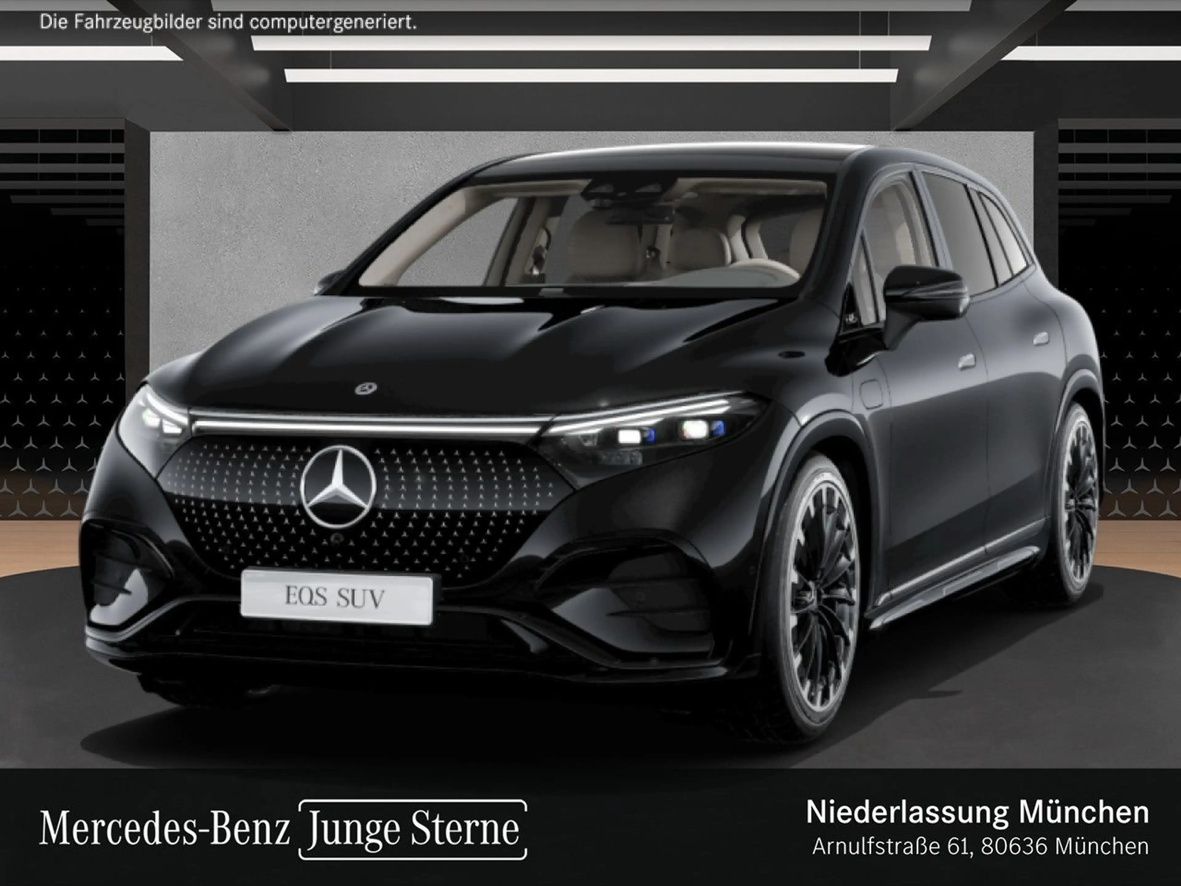 Mercedes-Benz EQS SUV EQS 450 4Matic AMG Fahrass Airmat Pano Burmester — photo 2