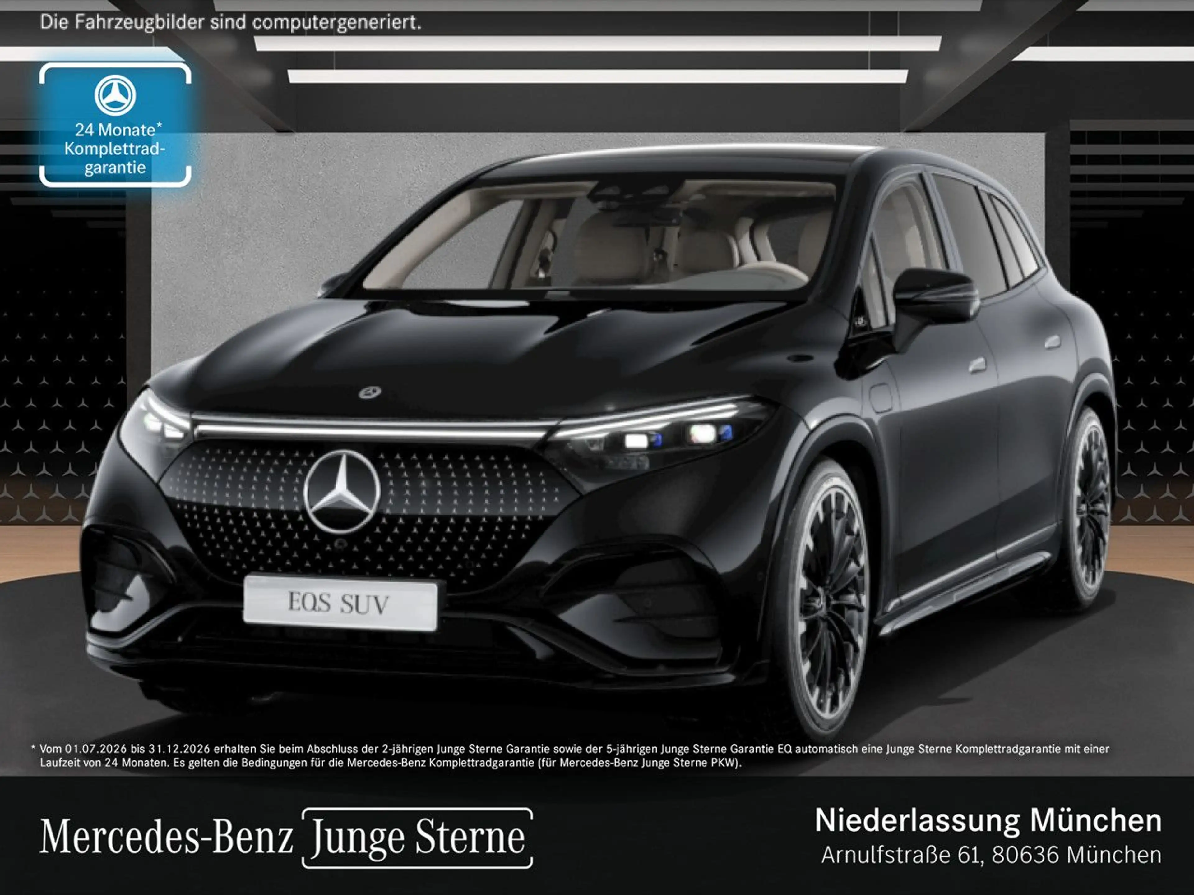 Mercedes-Benz EQS SUV EQS 450 4Matic AMG Fahrass Airmat Pano Burmester