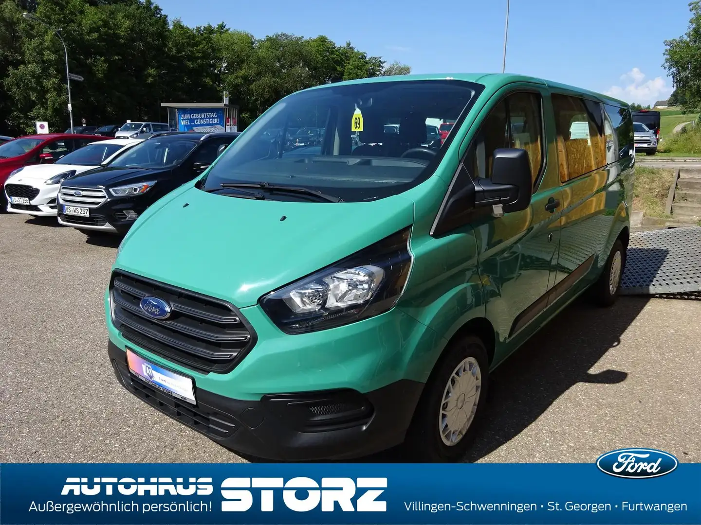 Ford Transit Custom Transit Custom 9-Sitzer Grün - 2