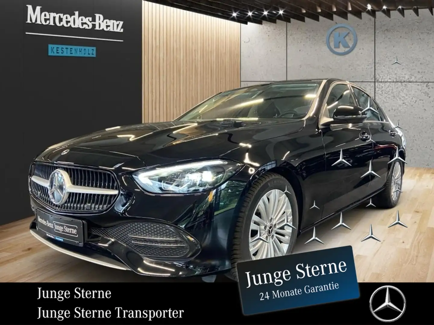 Mercedes-Benz C 180 *NAVI*SPURHALTEAS*AUTOMATIK*LED*DAB* Czarny - 1