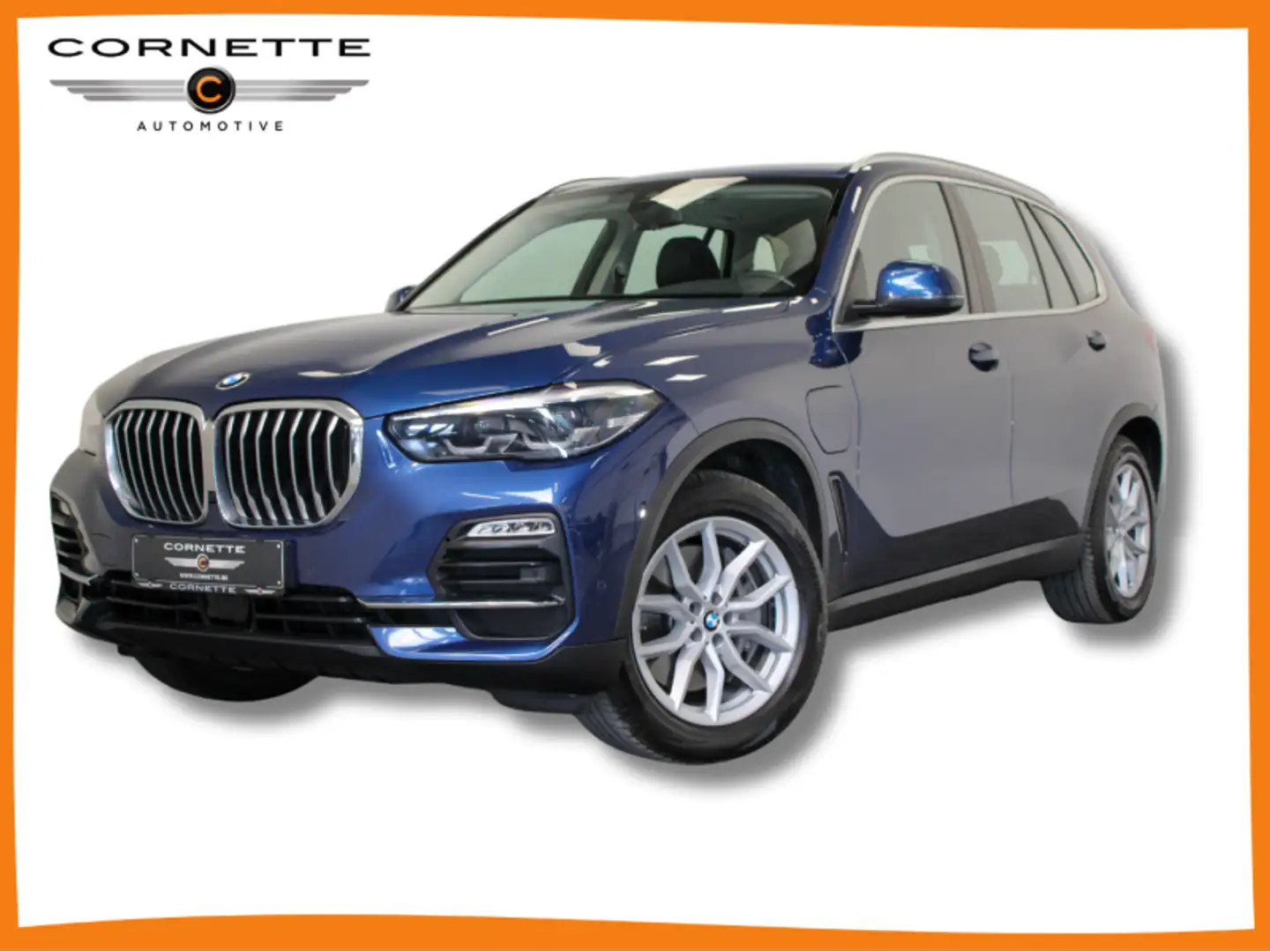 BMW X5 3.0A xDrive45e PHEV CARPLAY, LEDER, CAMERA & MEER! Bleu - 1