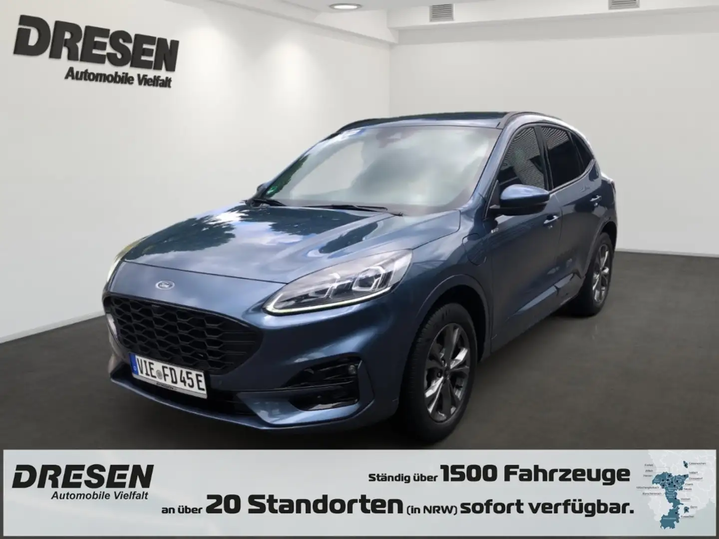 Ford Kuga ST-Line X 2,5l PHEV HUD AHK-klappbar Navi Digitale Blau - 1