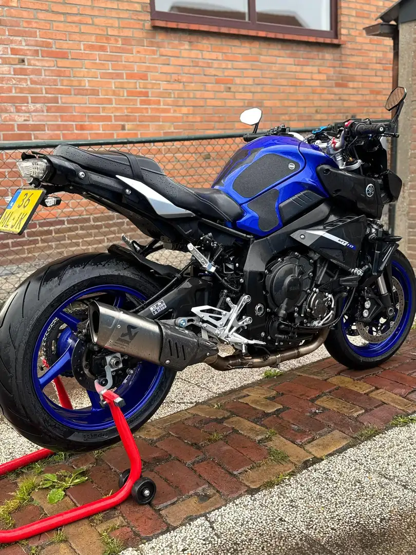 Yamaha MT-10 ABS-TCS-QS-Akrapovic Blauw - 2