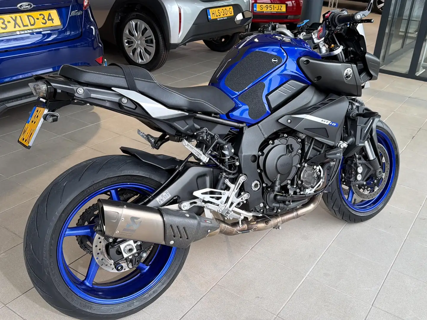 Yamaha MT-10 ABS-TCS-QS-Akrapovic Blauw - 2
