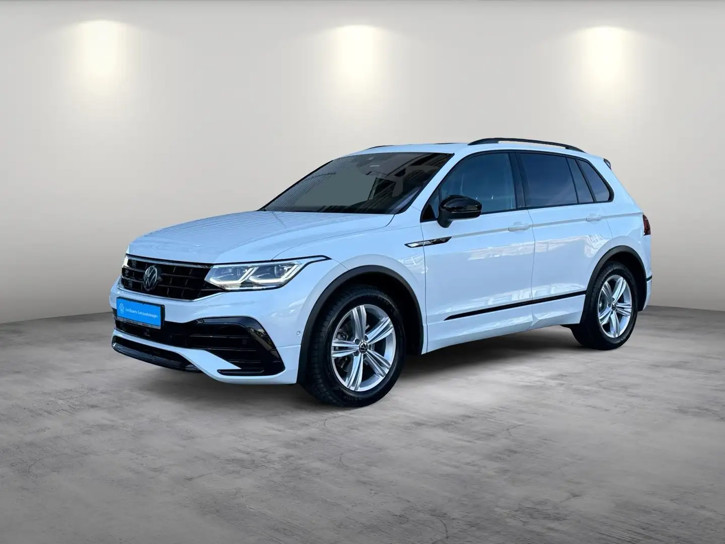 Volkswagen Tiguan R-Line 2.0TDI BLACK PANO AHK MATRIX H&K Weiß - 2