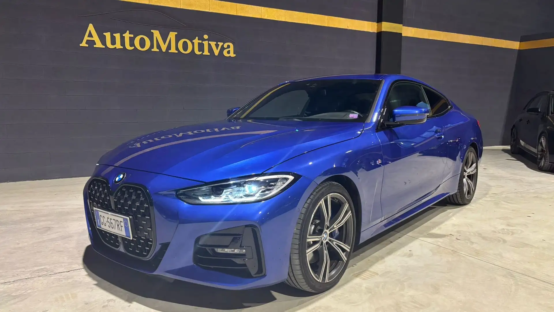 BMW 430 Serie 4 430d Coupe  xdrive Msport aut PREZZO REALE Bleu - 2