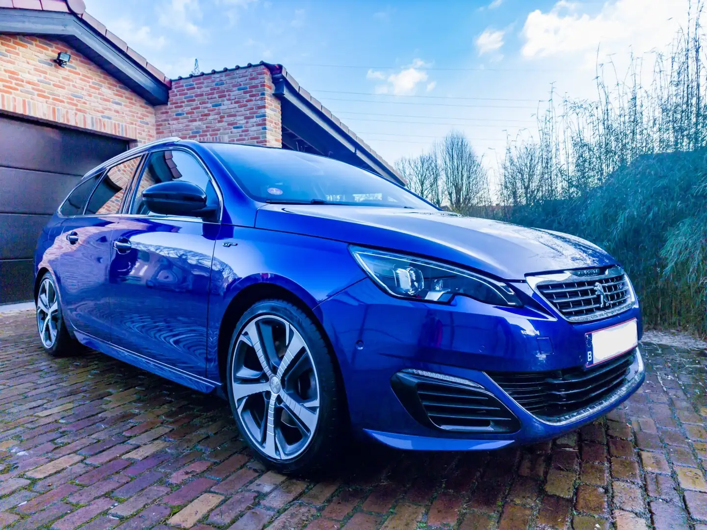 Peugeot 308 SW GT incl. winterbanden op originele alu velgen Bleu - 1