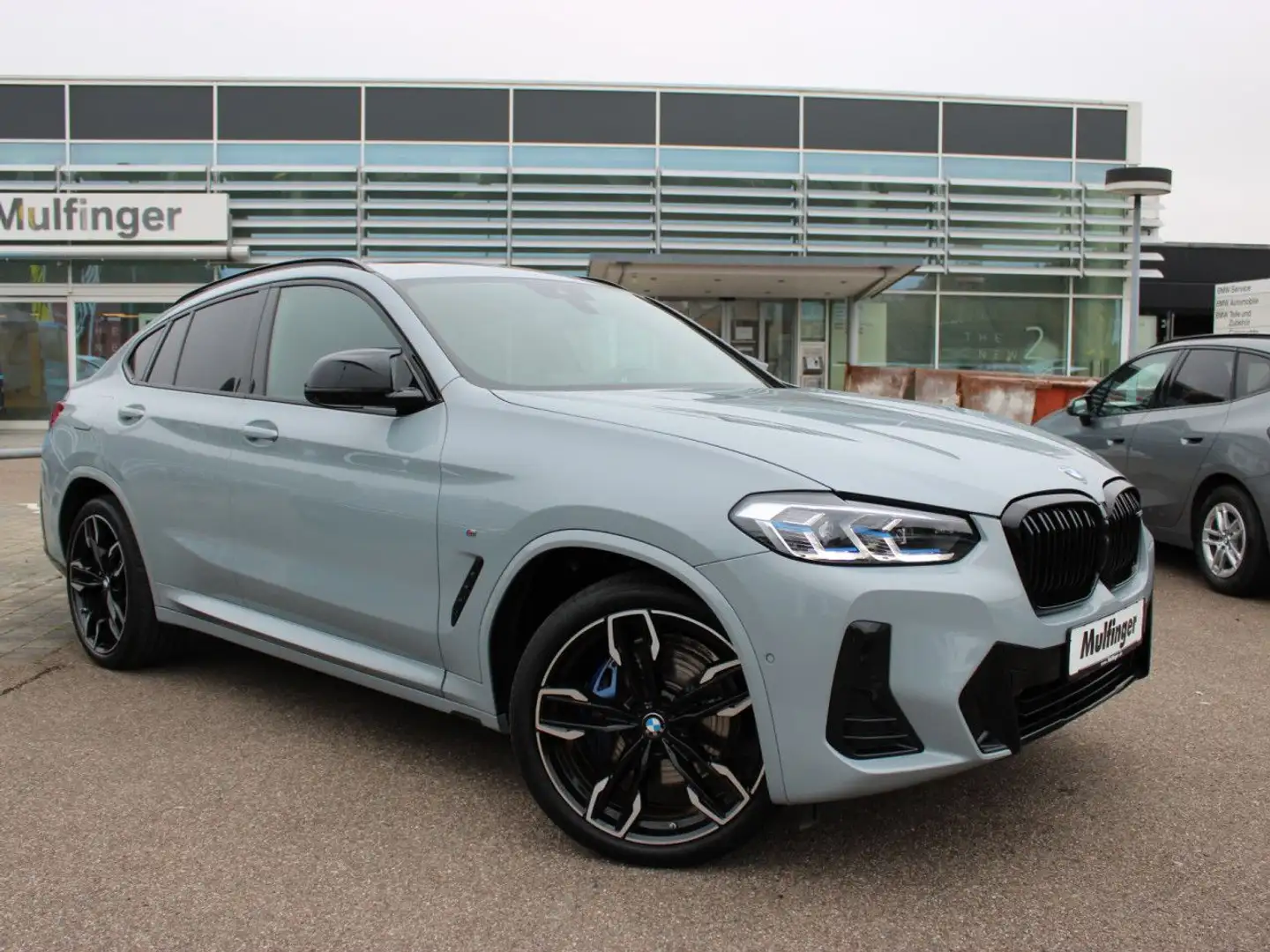 BMW X4 M 40i PanoD.AHK LiveProf.Standh.HUD H/K Laser Grau - 2