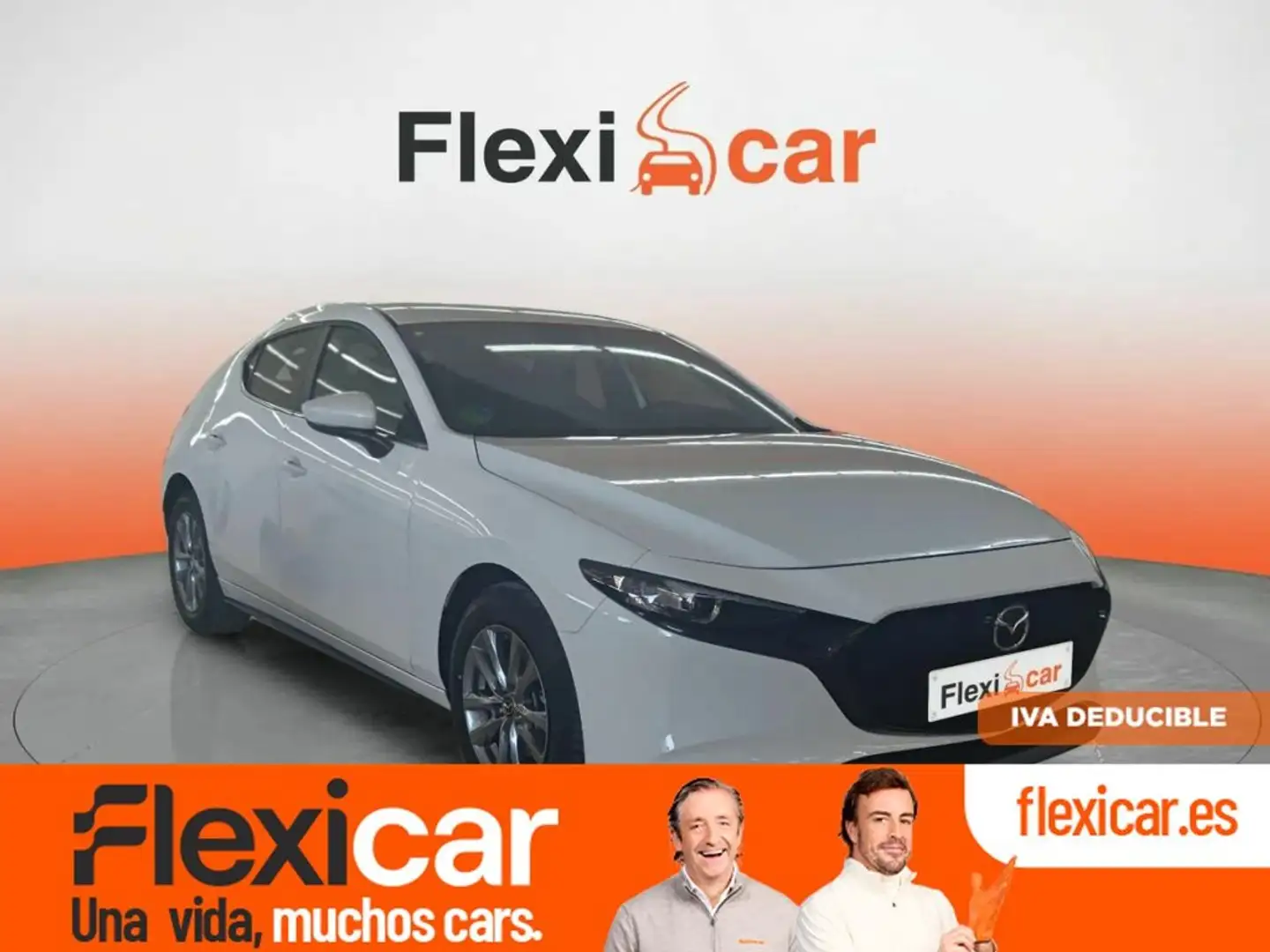 Mazda 3 2.5L e-SKYACTIV G MHEV 103kW Excl-line Blanco - 1