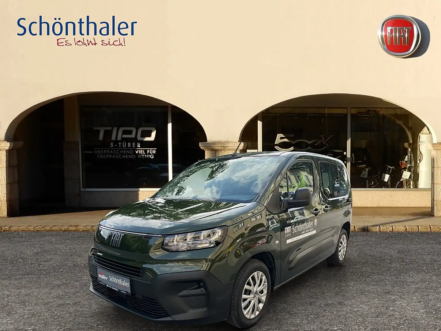 Fiat Doblo M BlueHDi 130 S&S 6-Gang-Manuell Grün - 1