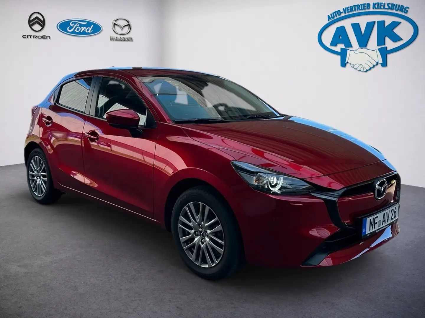 Mazda 2 Lim. Exclusive-Line SItzhzng, Kamera, Klima Rot - 1