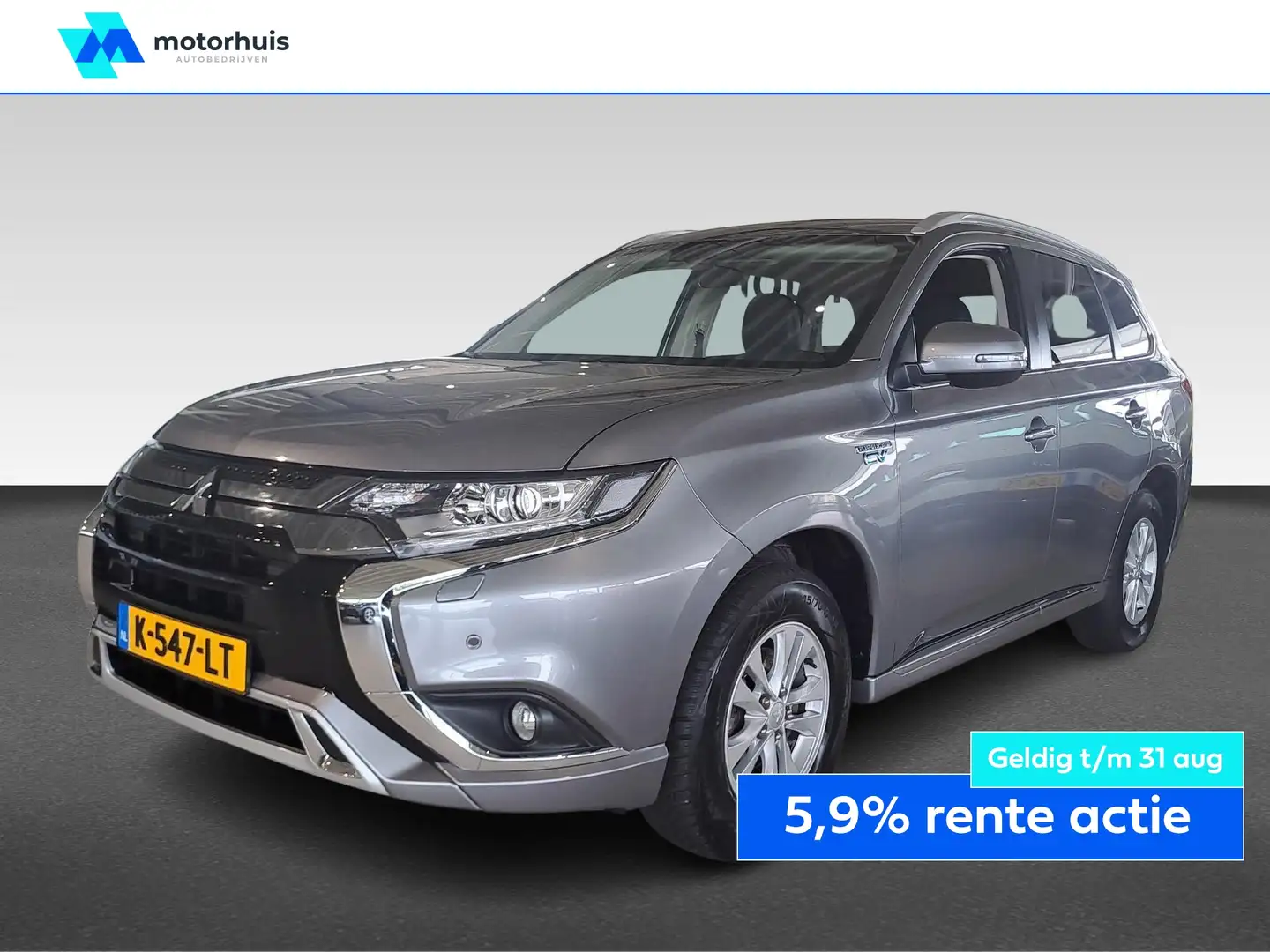 Mitsubishi Outlander 2.4 DOHC MIVEC PHEV 240pk 4WD Aut Pure Grijs - 1