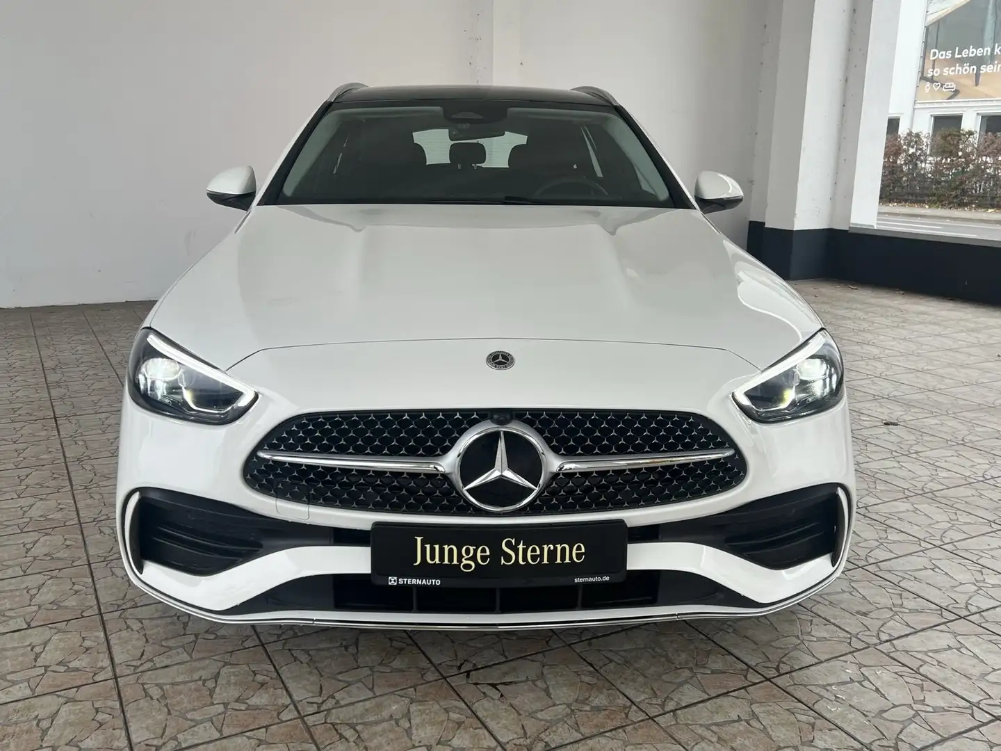 Mercedes-Benz C 300 C 300 de T AMG Line/Pano.-Dach/LED/AHK/Kamera Navi Weiß - 2