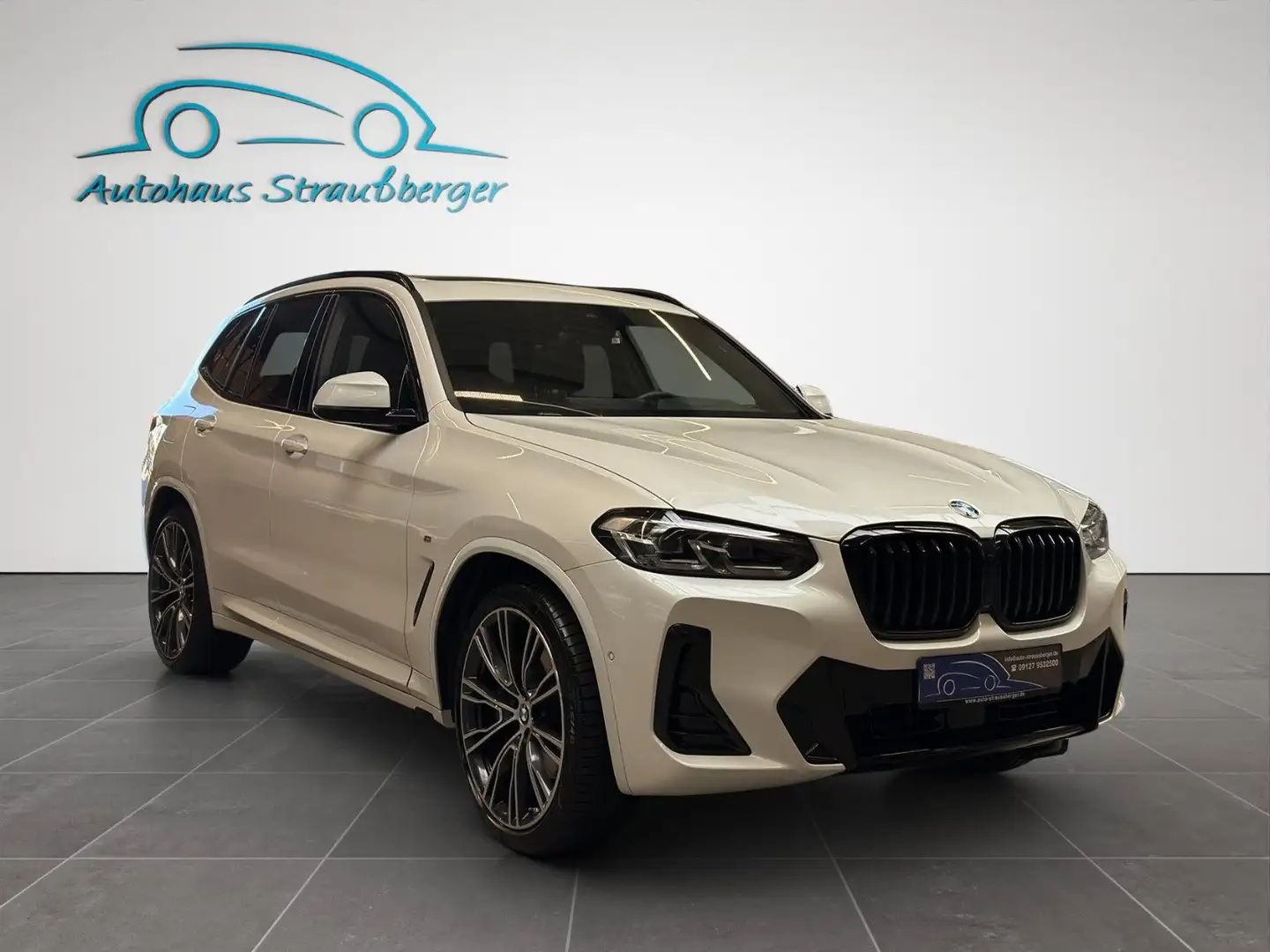 BMW X3 30d xDrive M-Sport AHK ACC Pano StH NP:90.000 Blanc - 2