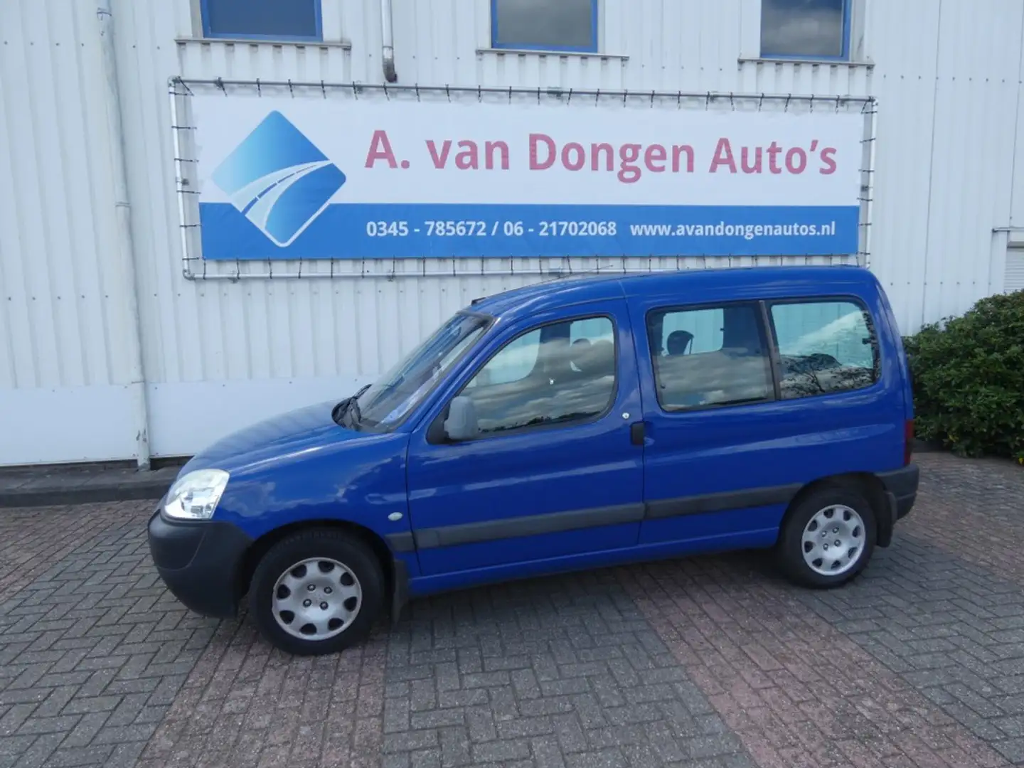 Peugeot Partner 1.4 X COMBISPACE,Airco,Stuurbekr,DBriem Verv Blauw - 1