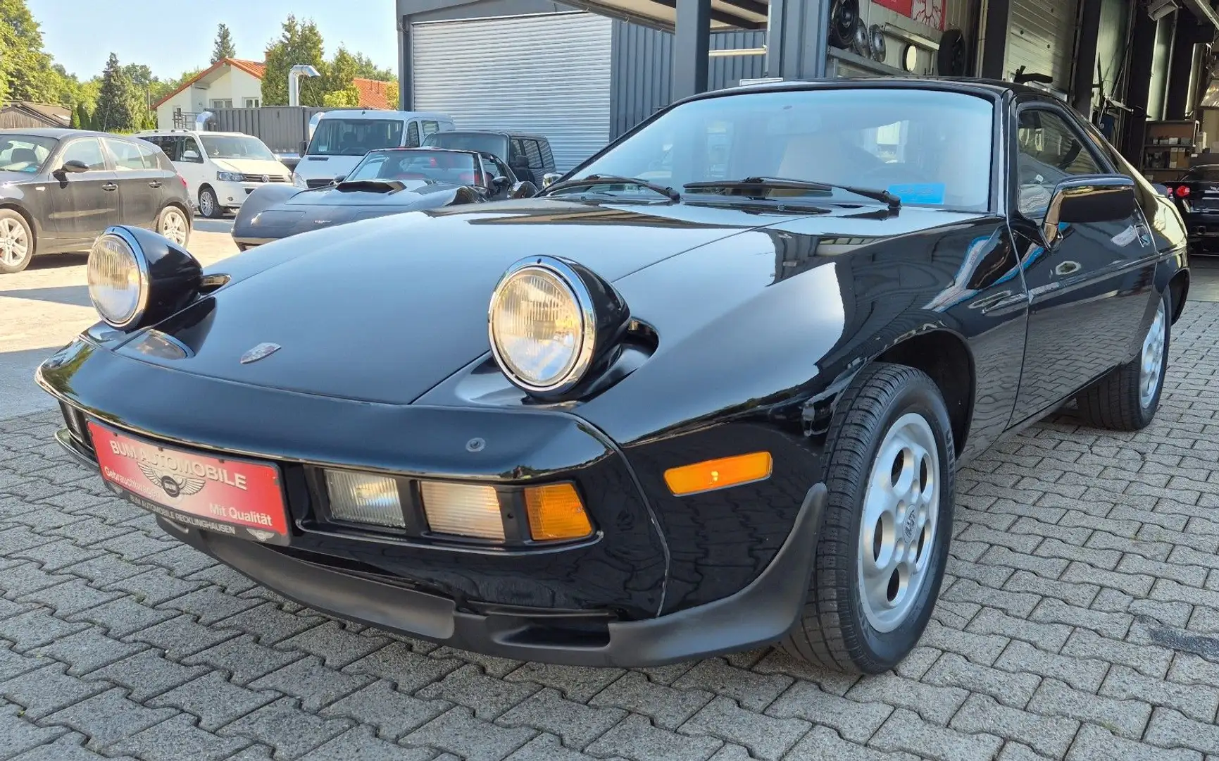 Porsche 928 V8 4.5L Klima Leder Automatik Schwarz - 1